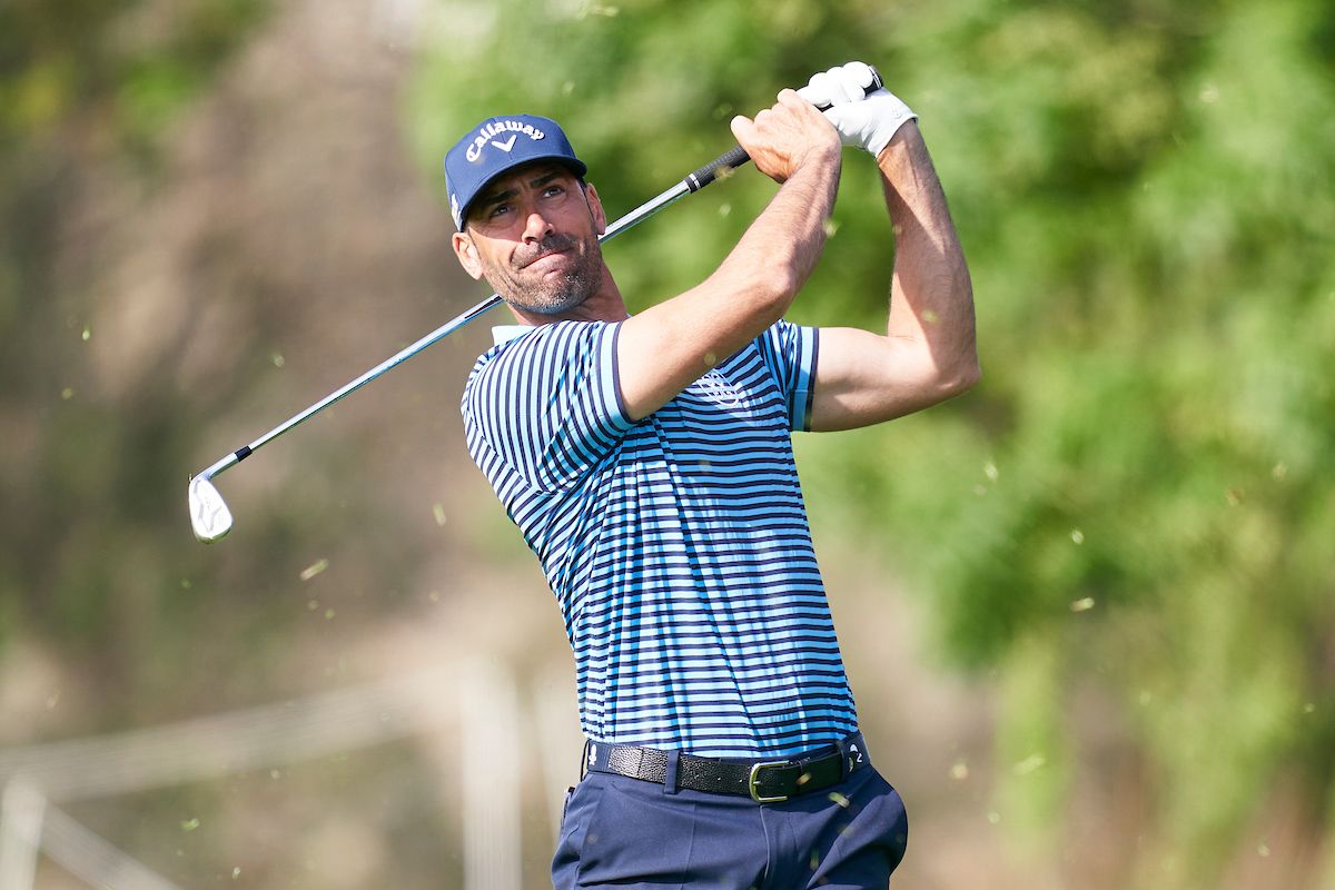 Álvaro Quirós, durante un torneo de la pasada campaña