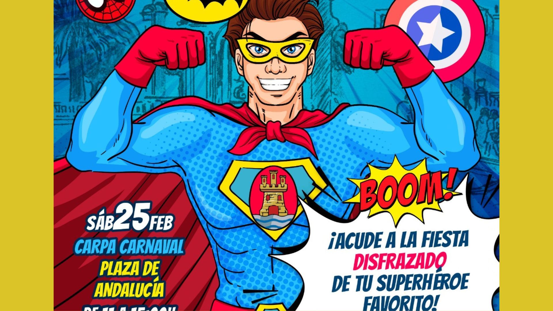 Llegan los superhéroes al Carnaval Especial 