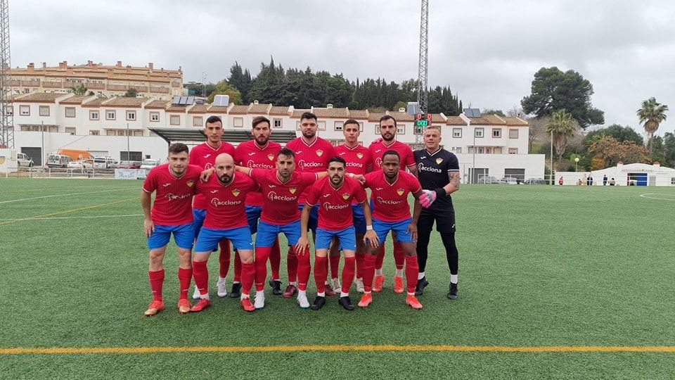 Once inicial del CD Guadiaro ante el Trebujena CF en 'La Unión' en partido de liga/Foto: CD Guadiaro