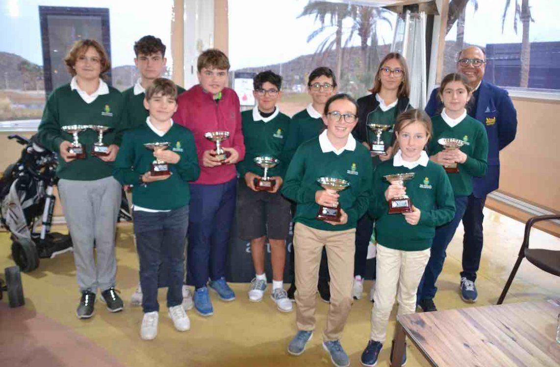 Los premiados en esta cita del Circuito Juvenil en su Zona E