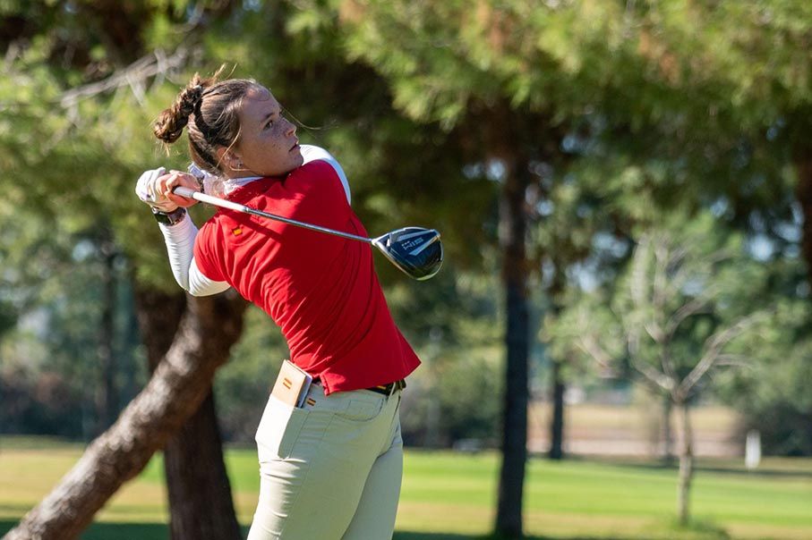 Julia Sánchez Morales, del CG La Cañada, en un torneo