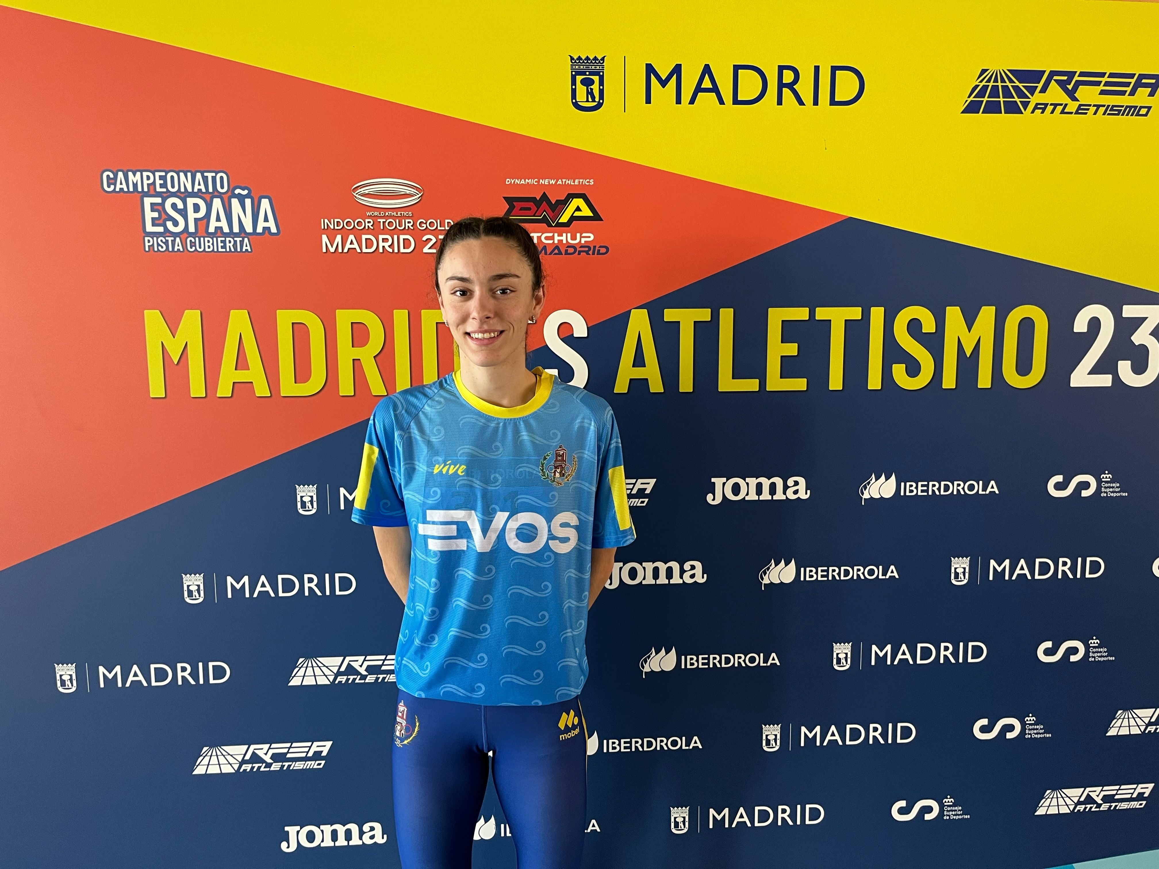 La atleta barreña del CA Bahía de Algeciras, Ana Prieto, en el Nacional Absoluto