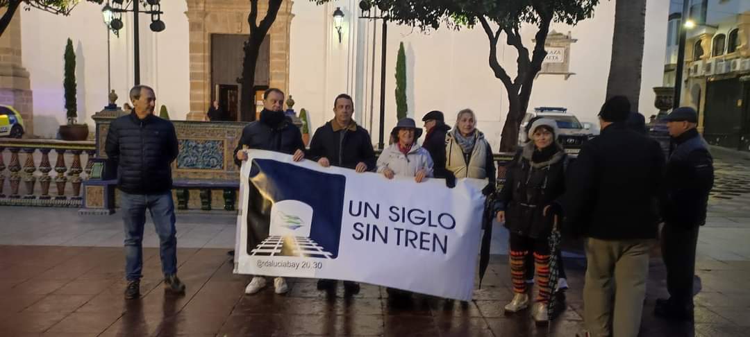 Imagen de una manifestación en la Plaza Alta.