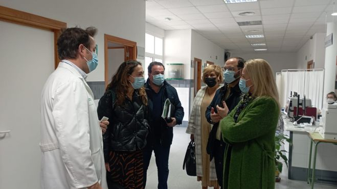 Visita al centro de salud de Castellar de la Frontera. Visita al centro de salud de Castellar de la Frontera.