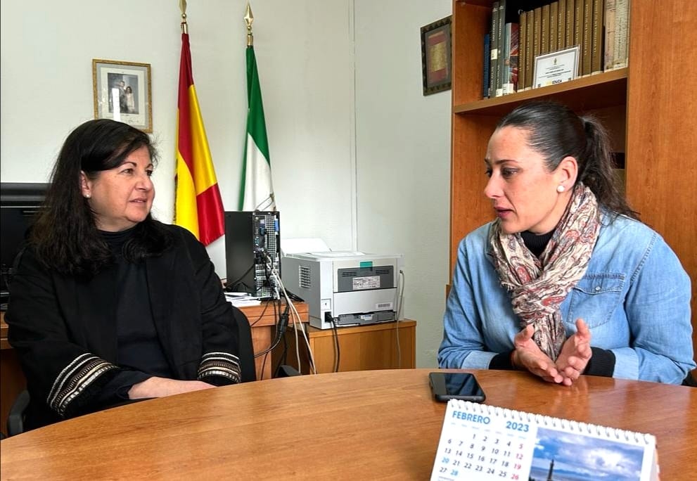 Arrabal y Arias de Molina, durante la reunión.