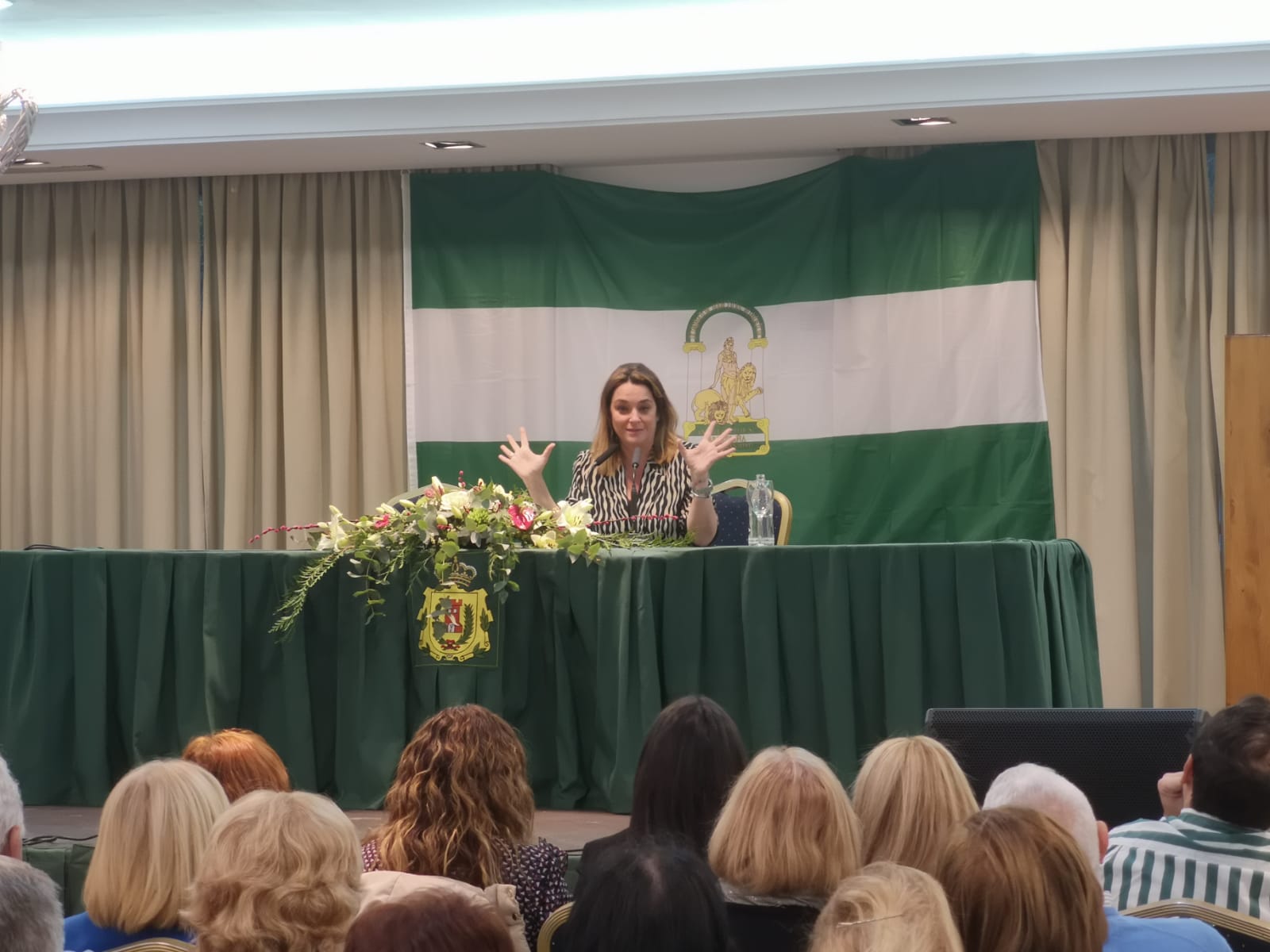 Toñi Moreno cierra las Jornadas Andaluzas: "Vivimos en el mejor lugar del mundo".