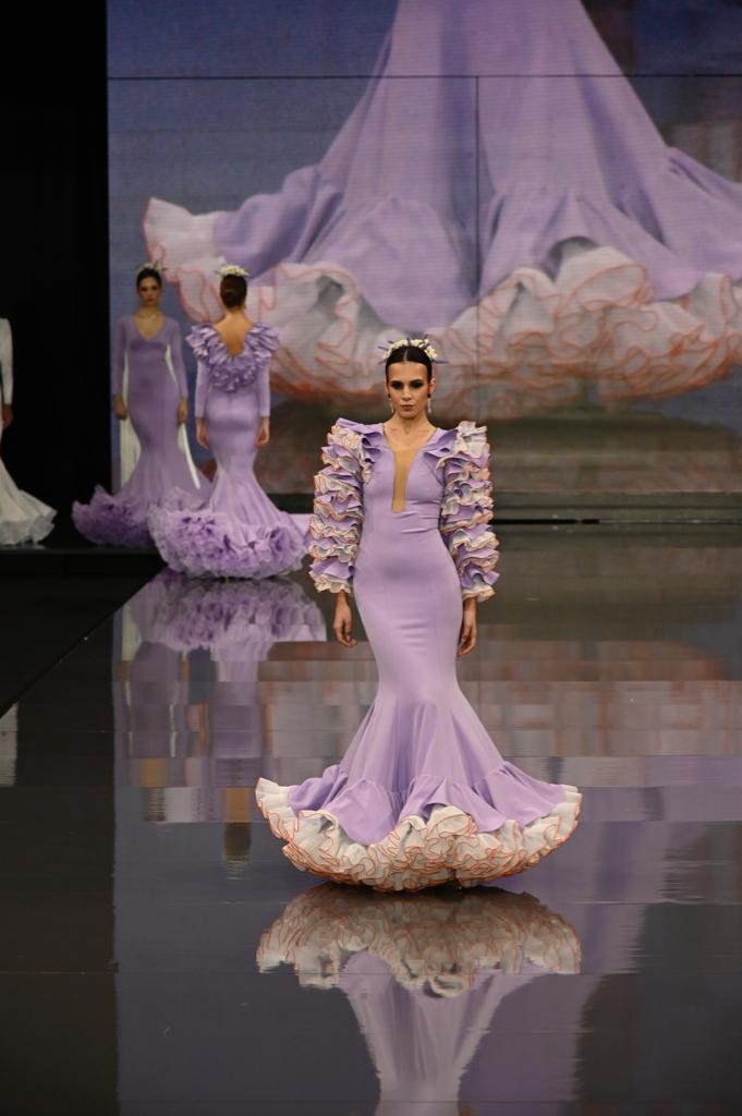 Las flamencas de Gema desfilan en la pasarela Tío Pepe de Jerez. Colección 'Renacer'.