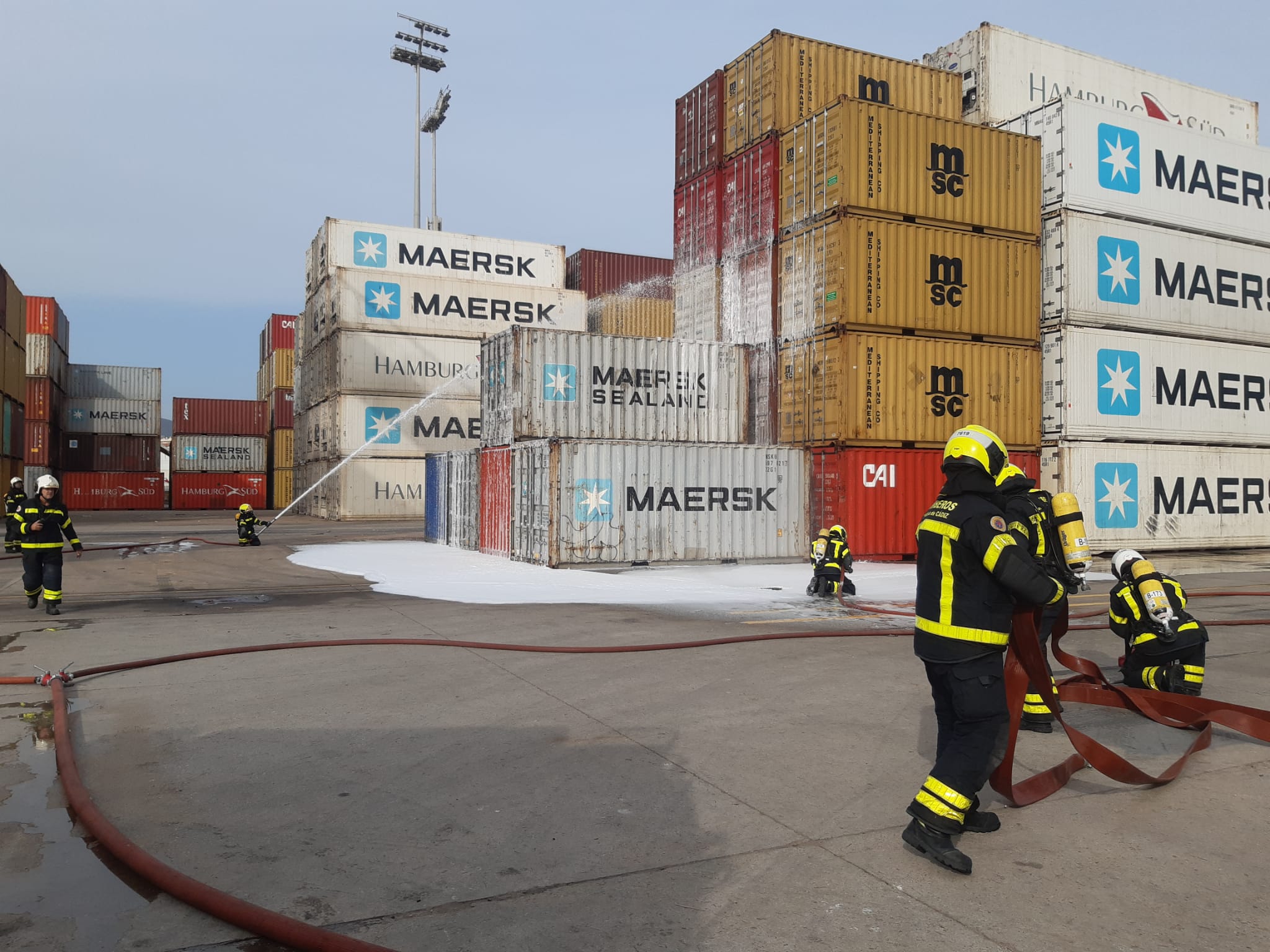 Bomberos valora positivamente los convenios suscritos con la APBA y las Grandes Industrias.