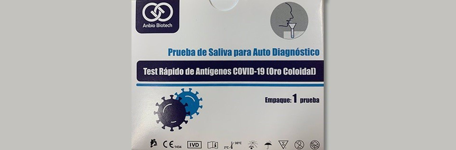 Retiran del mercado lotes de test de antígenos de Anbio por contaminación
