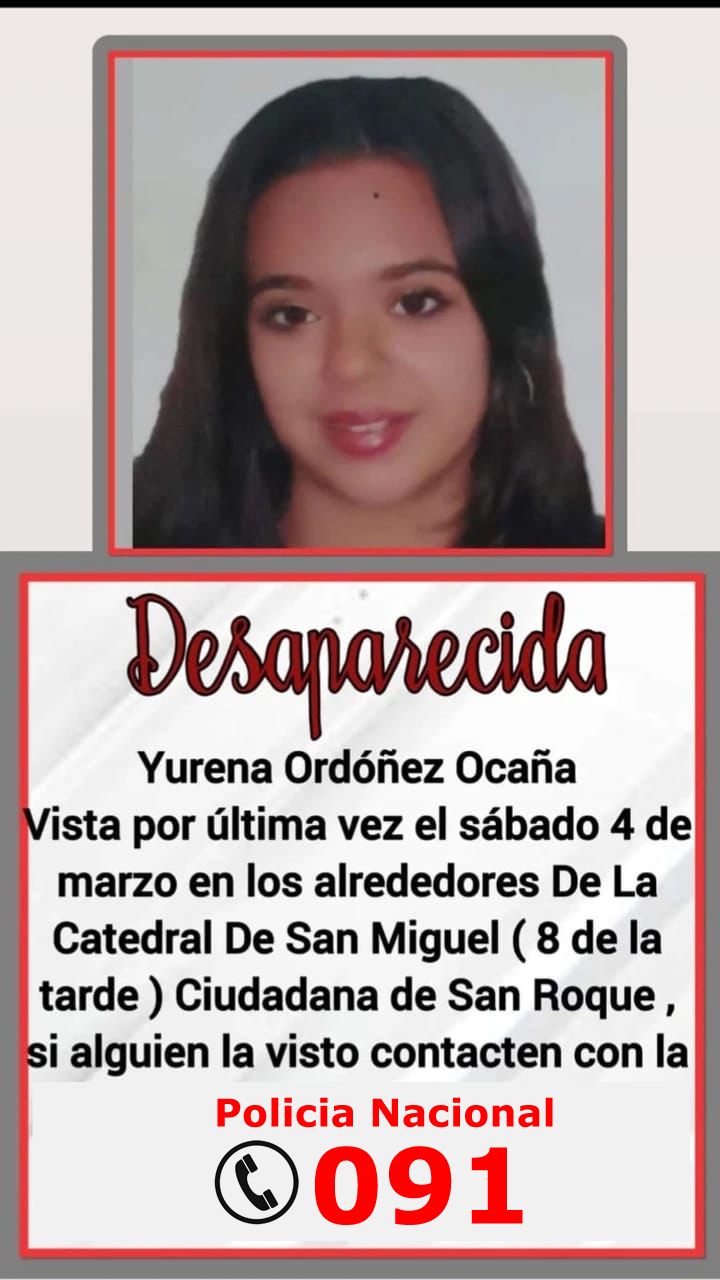 El Ayuntamiento de San Roque se suma a la búsqueda de la vecina desaparecida en Jerez
