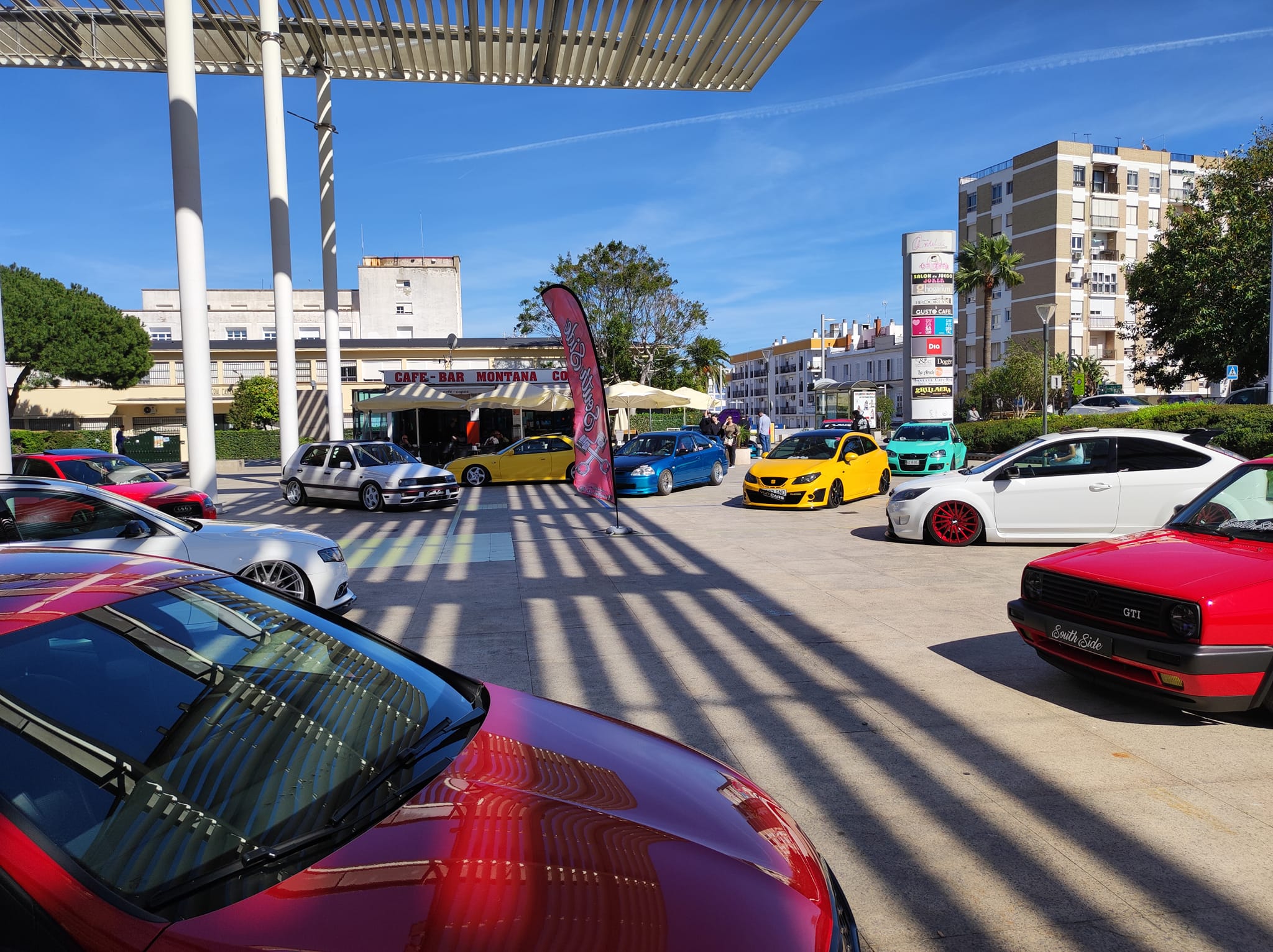 Concentración de coches tuneados en Algeciras, en imagen de archivo.