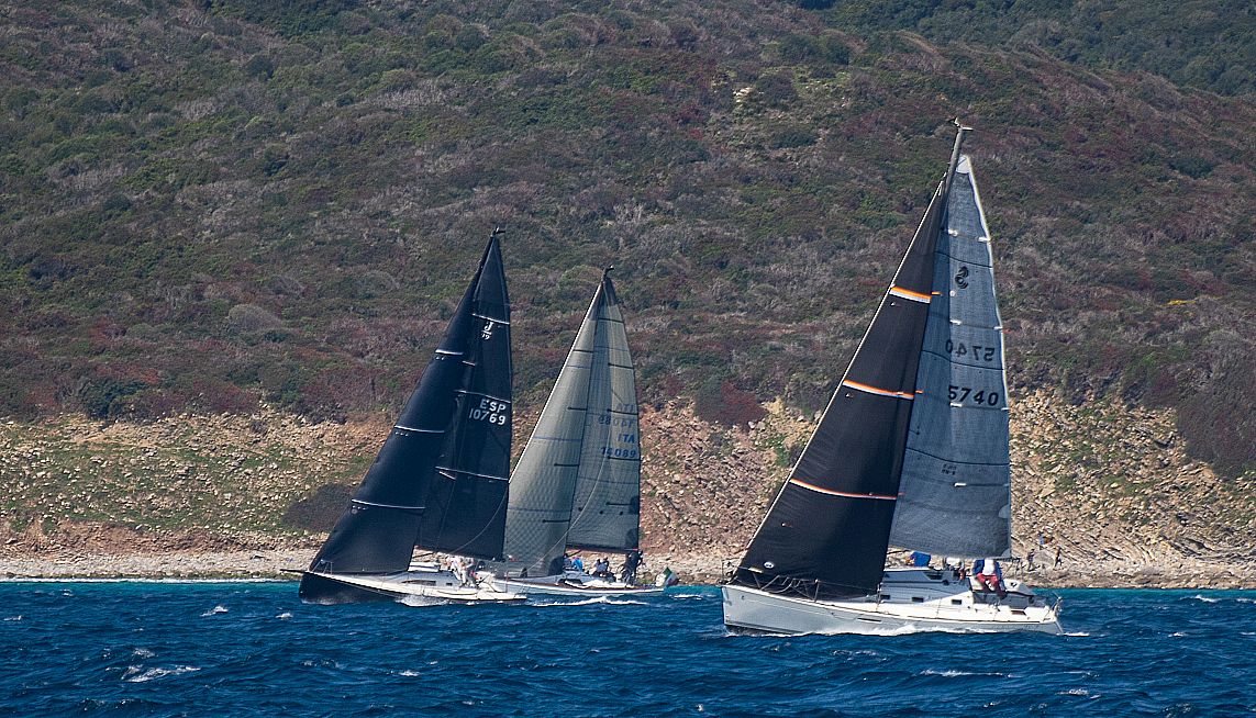 Tres de los participantes en esta segunda cita del Campeonato Interclubs del Estrecho