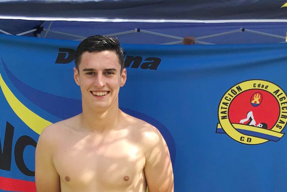 El nadador del CD Natación Ciudad de Algeciras, Rubén Gutiérrez
