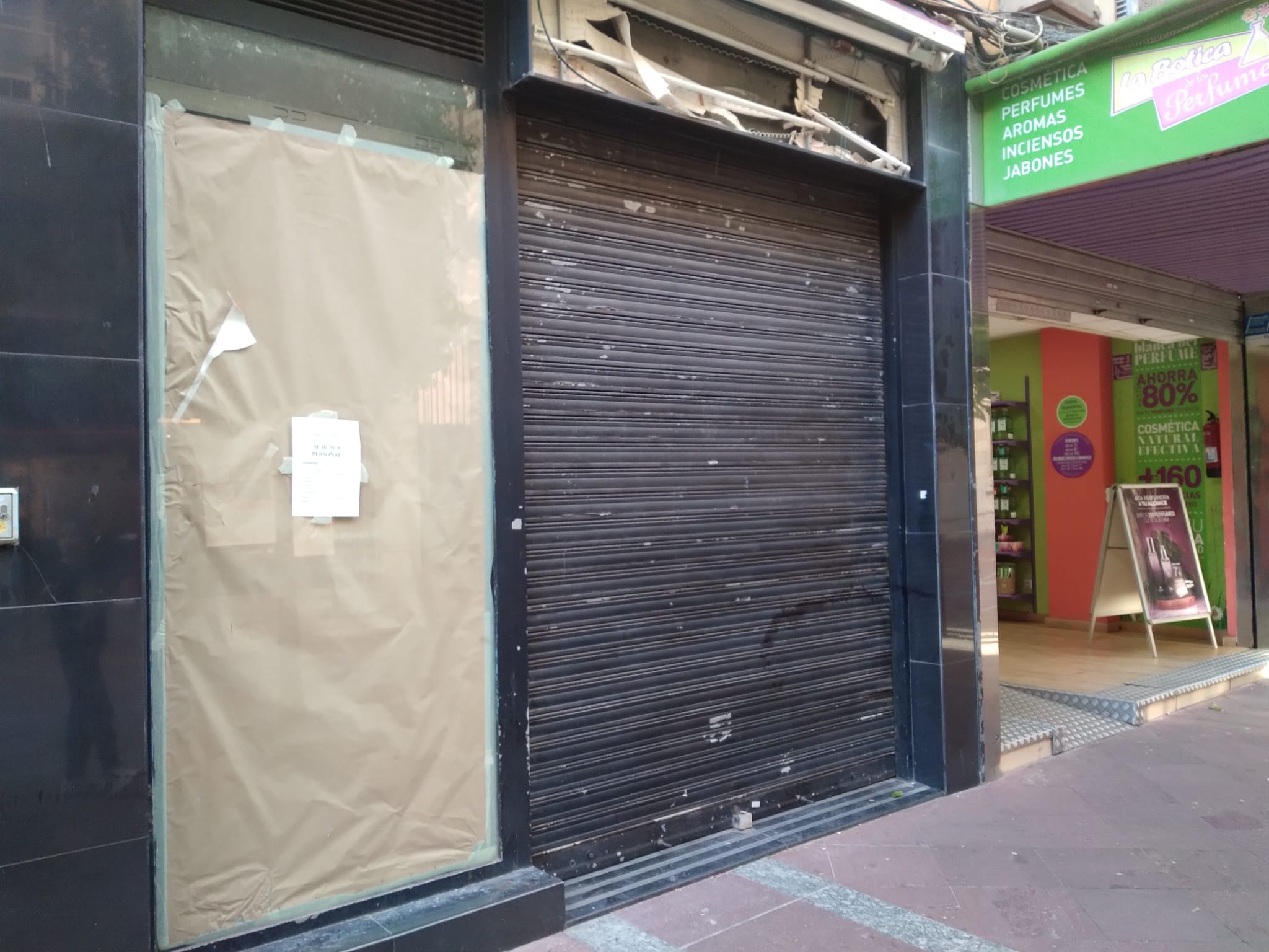 Imagen del local que albergará la tienda de moda femenina en la calle Ancha.