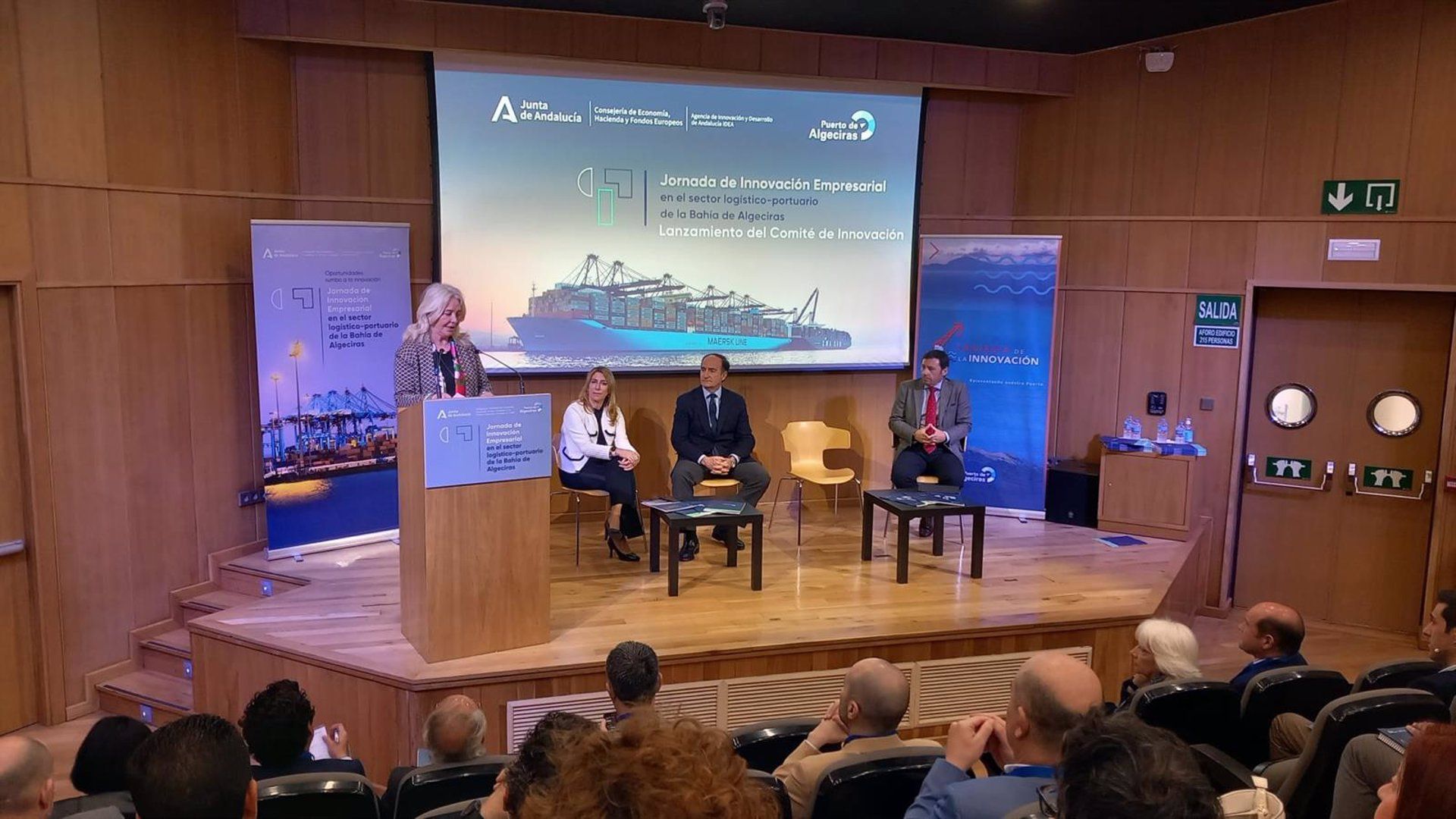El sector logístico-portuario, rumbo a la innovación con la participación de más de 80 empresas en el Puerto de Algeciras. Foto: Europa Press.Foto: Europa Press.