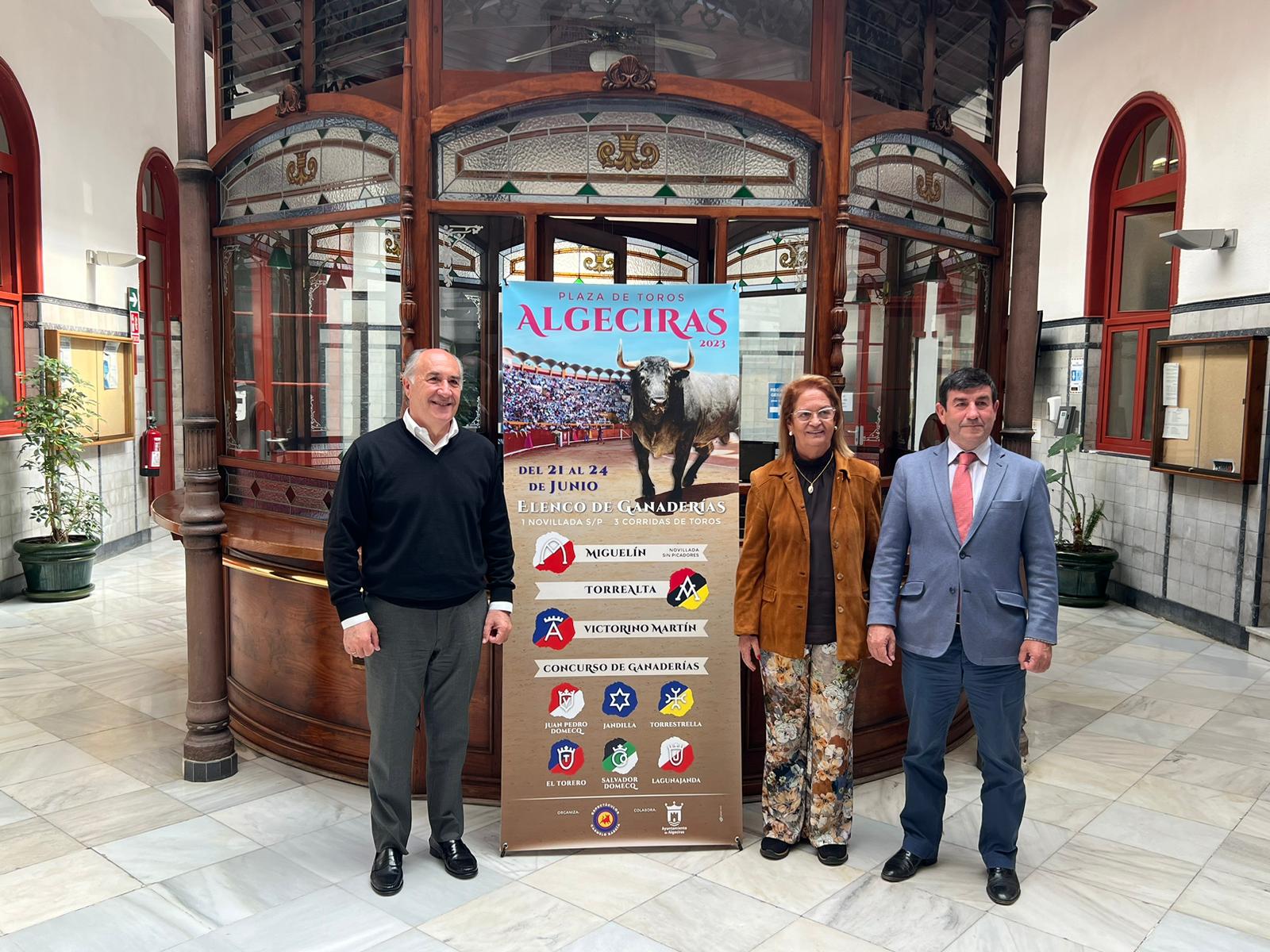 Las ganaderías Miguelín, Torrealta, Vitorino Martín y Domecq, en la Feria Real de Algeciras 2023.