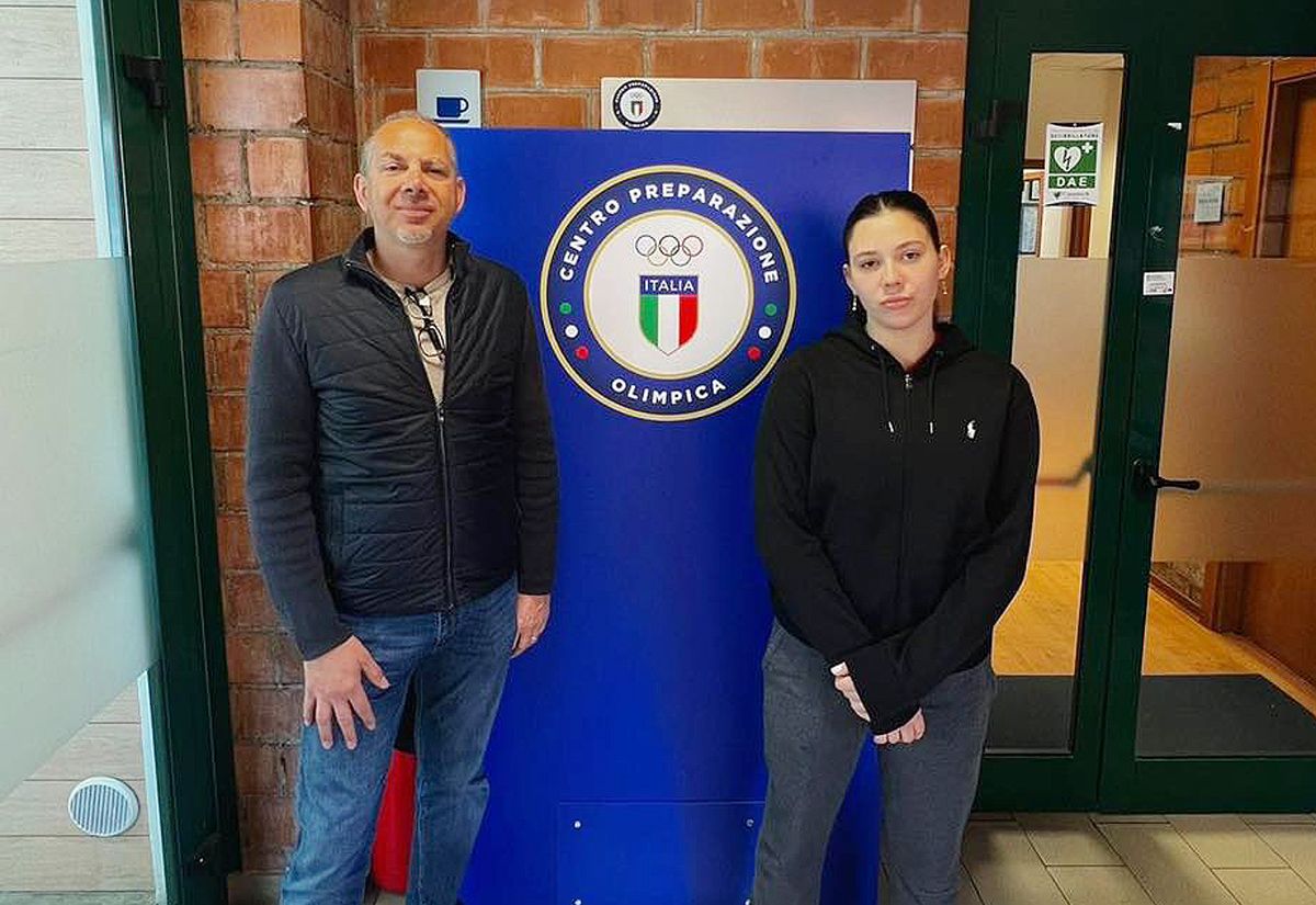 Stella Gaia Barberá Moyano, en la sede de la Federación Italiana