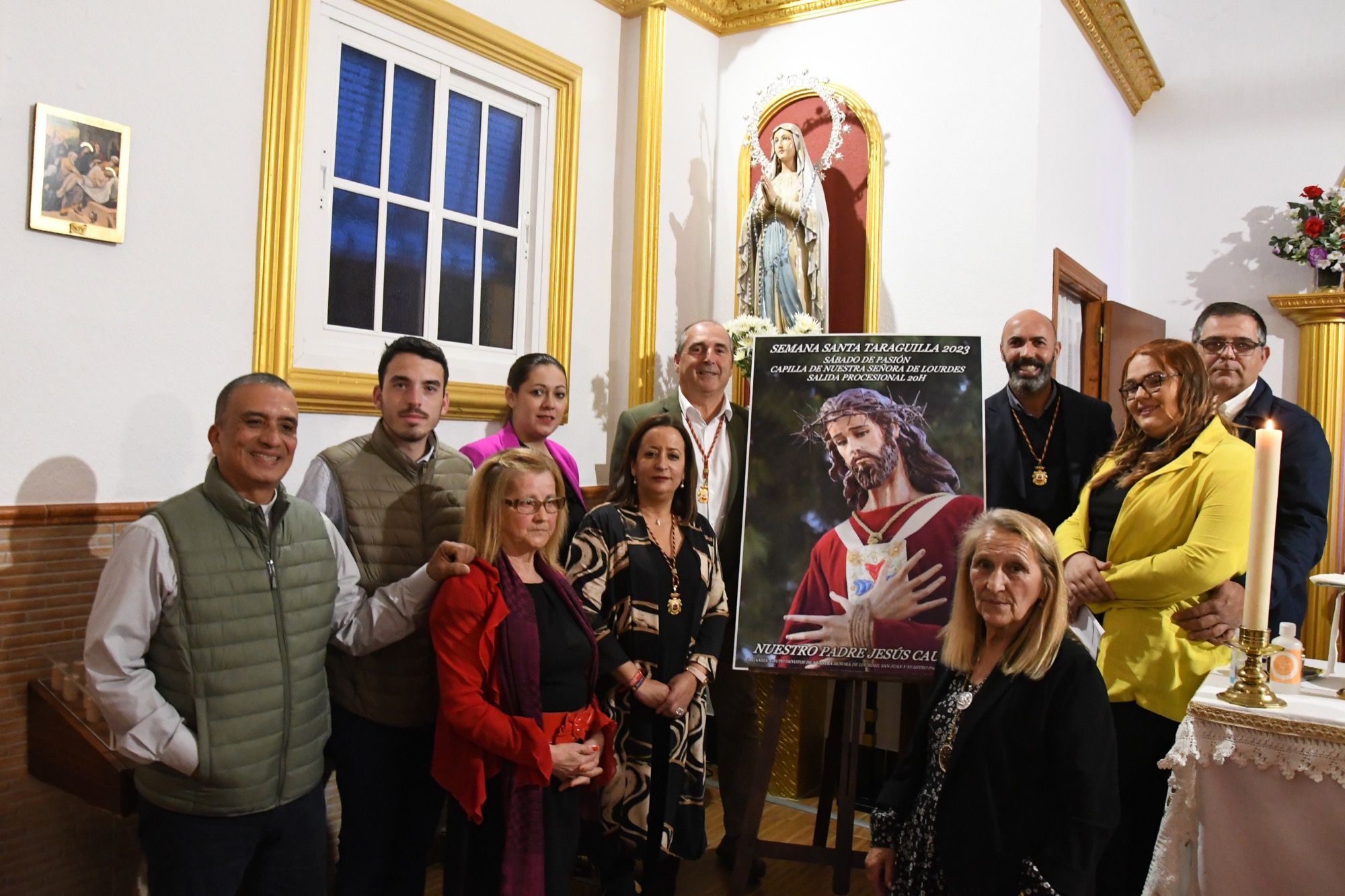 Presentado el cartel de la procesión de Nuestro Padre Jesús Cautivo en Taraguilla