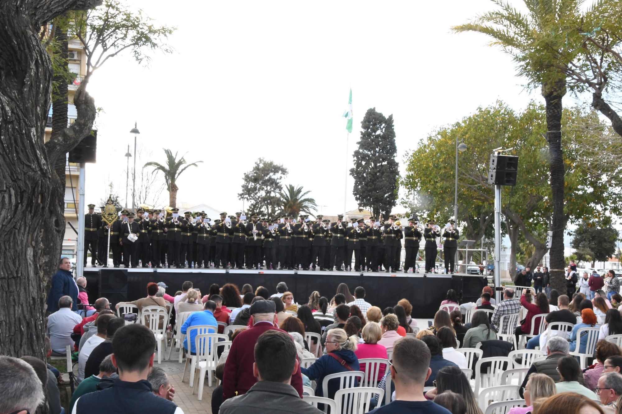 La Alameda de San Roque se llena de sones de la Semana Santa con el concierto de Cuaresma