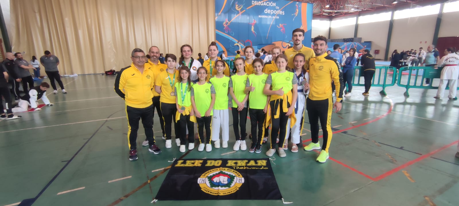Los componentes del Lee Do Kwan en el Andaluz Universitario y en el Campeonato 'Tú haces igualdad'
