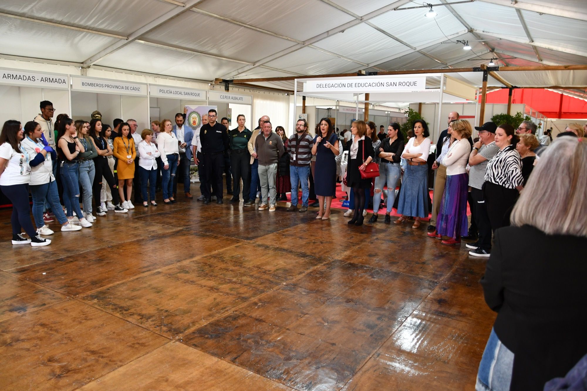 Más de 1.500 alumnos del Campo de Gibraltar asisten al VII Salón del Estudiante en San Roque