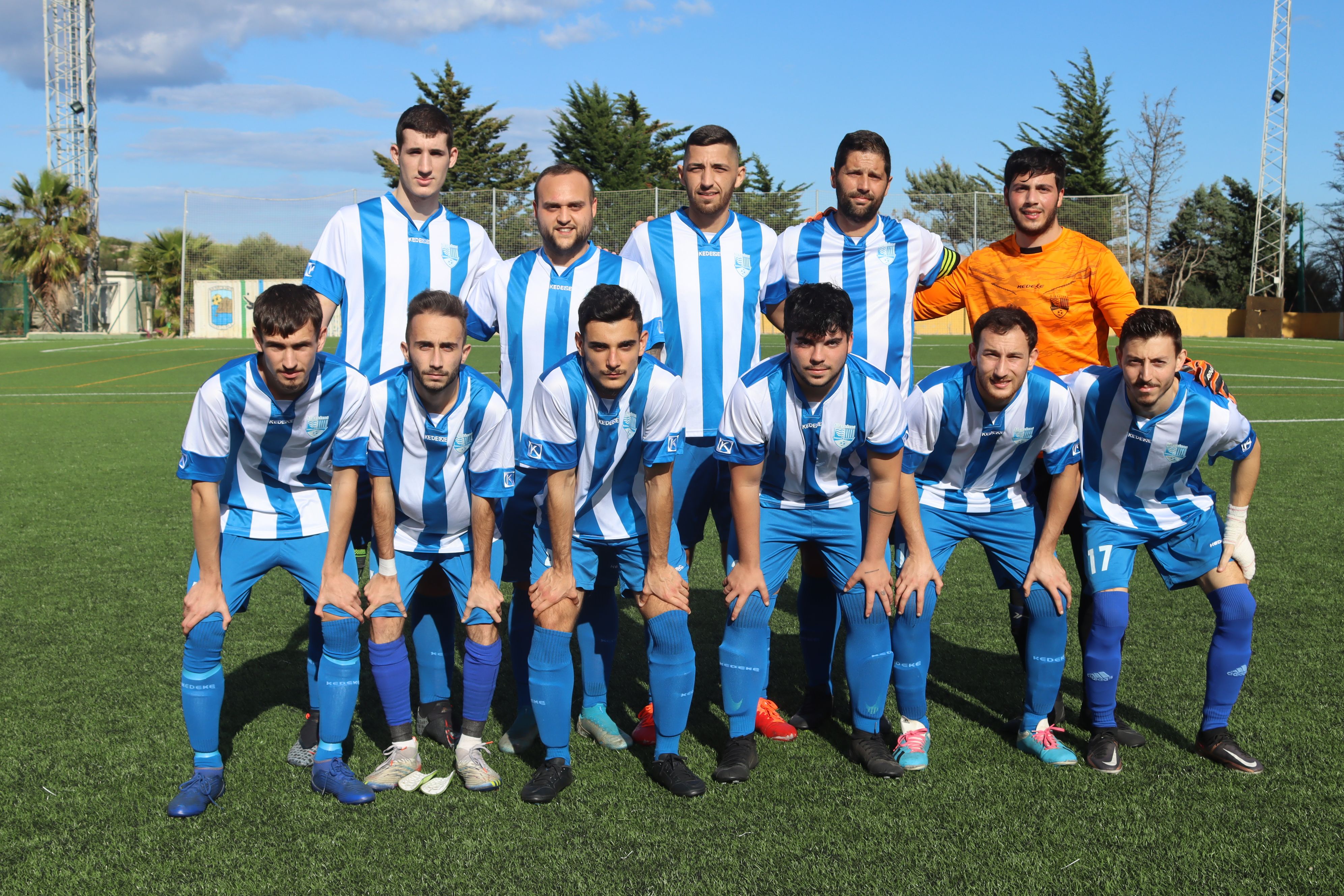 Formación del CD Atlético Pastores del pasado domingo ante el CD Alcalá del Valle