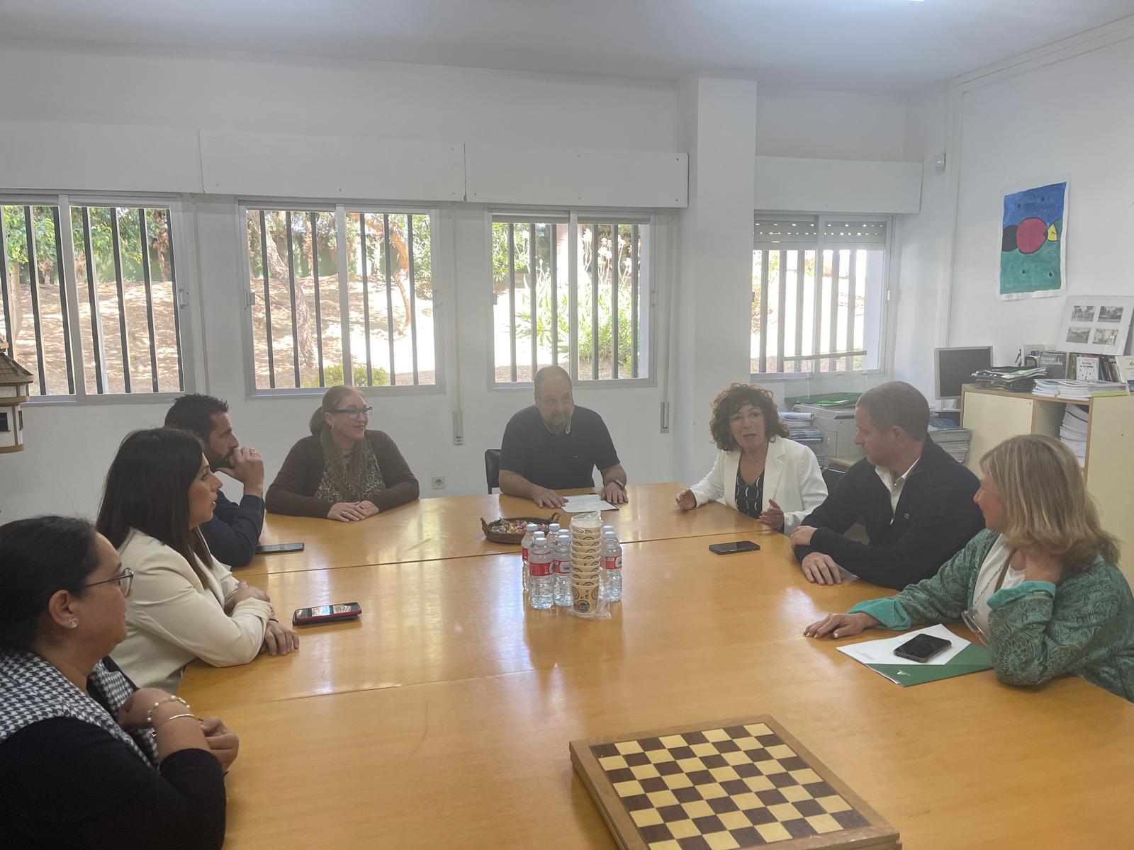 Isabel Paredes, en el CEIP Carteia.