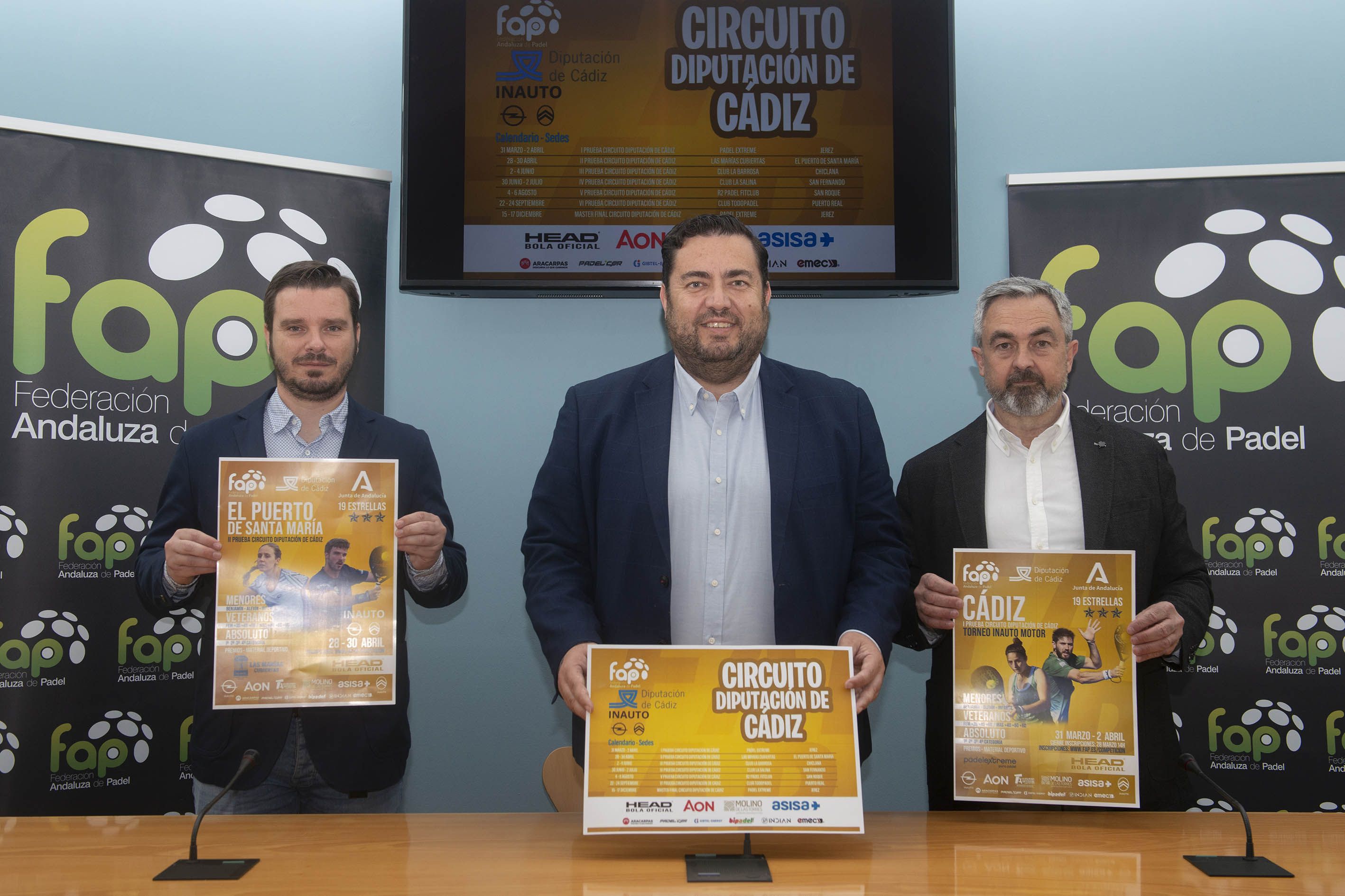Presentación del Circuito Diputación de Cádiz de padel