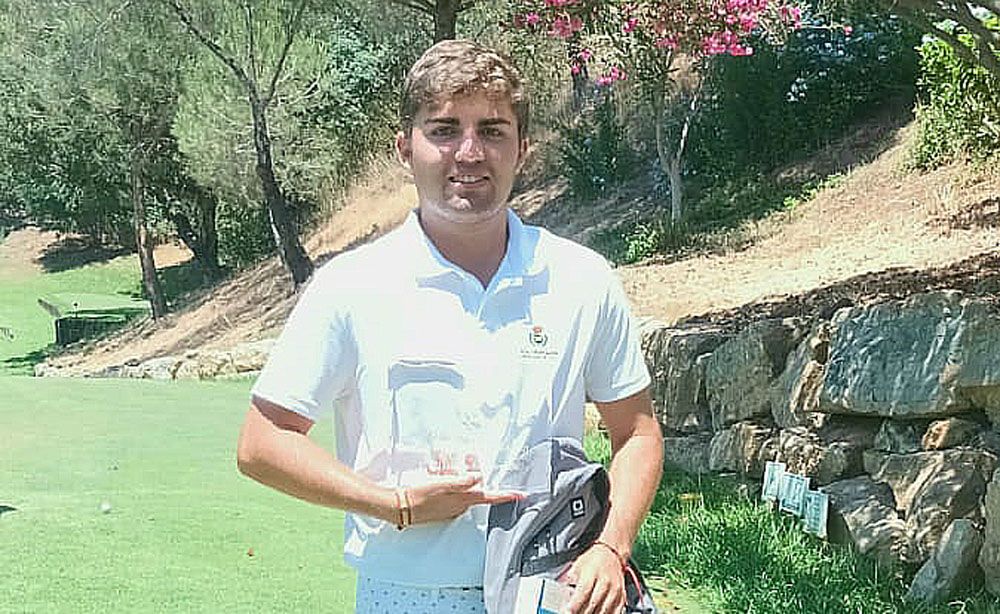 El golfista del CG La Cañada, Laurentino Gil Salas