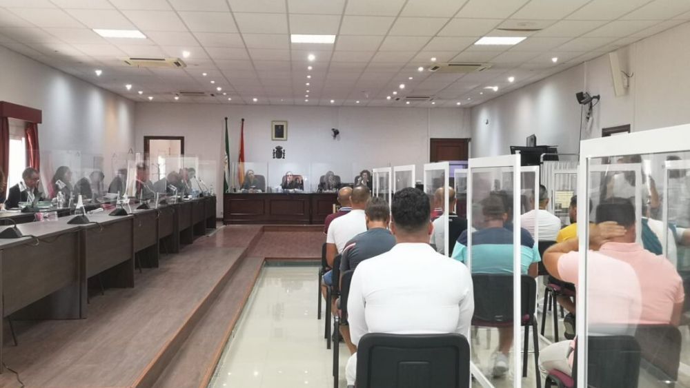 Macrojuicio a Los Castañas en la Audiencia Provincial de Algeciras.