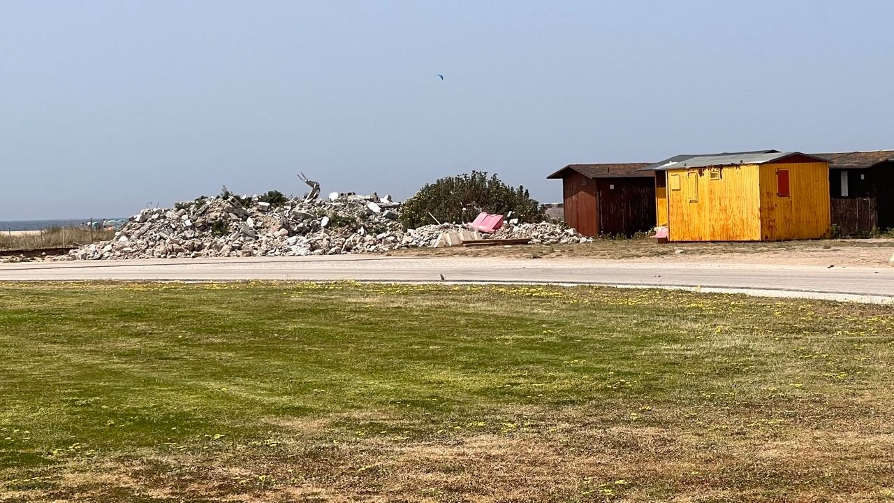Imagen de la zona del campo de fútbol de Tarifa.