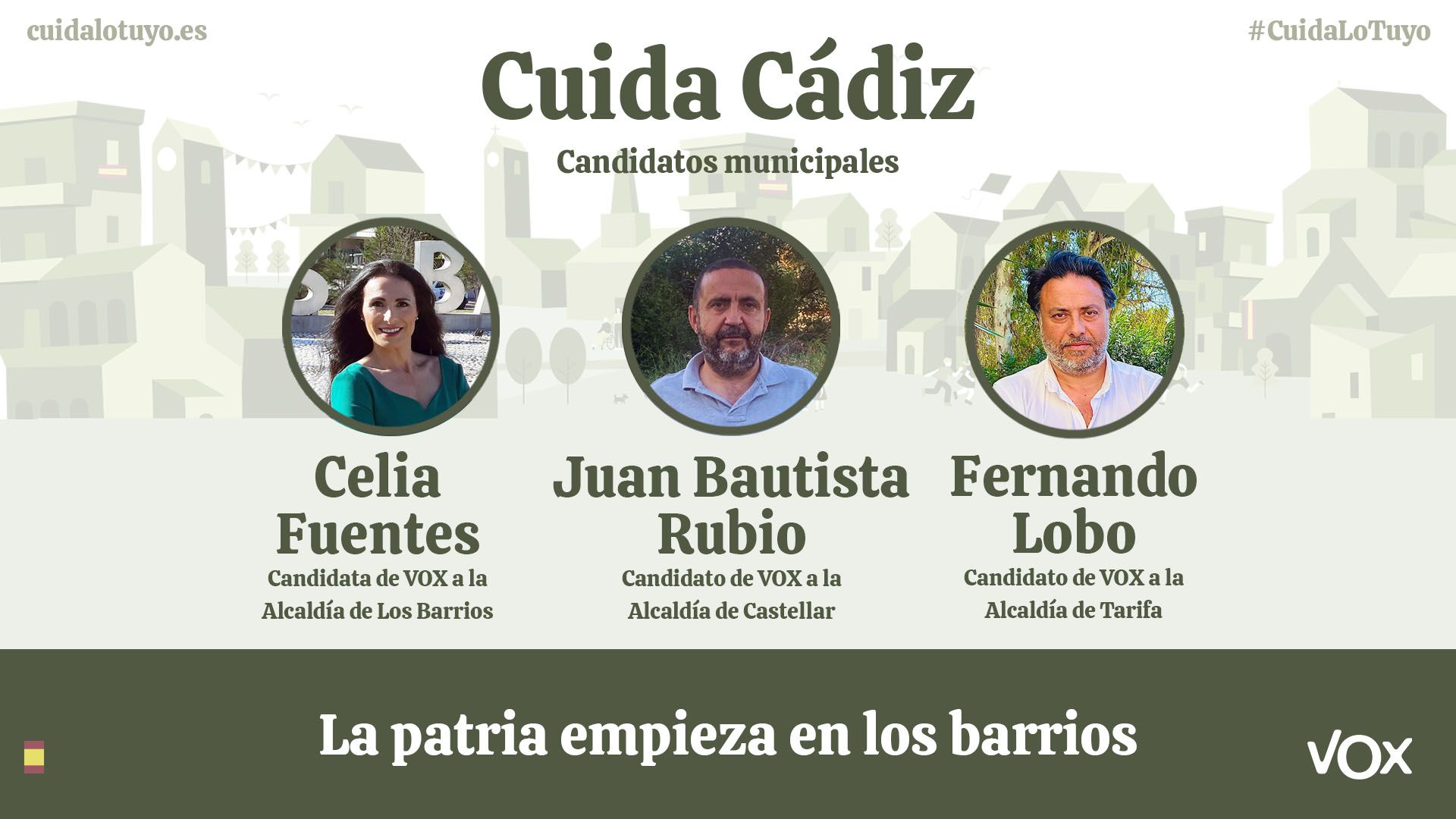 VOX nombra a sus candidatos en Los Barrios, Castellar y Tarifa de cara a las elecciones 