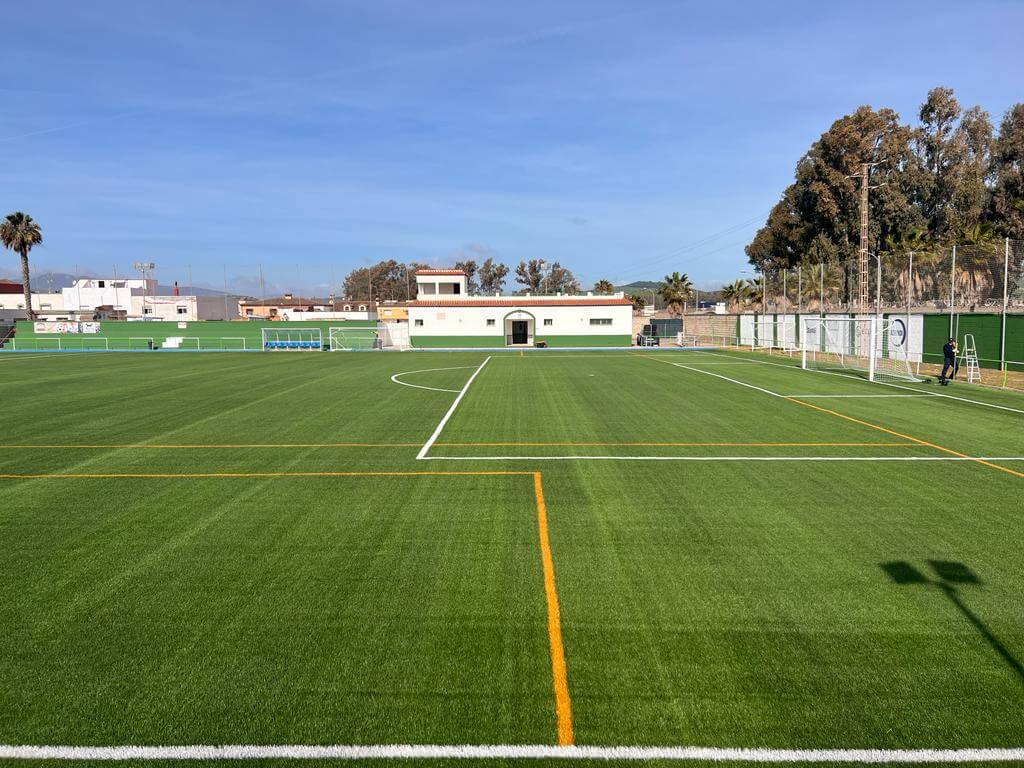 Imagen del remozado campo 'Gabriel (Javi) Clavijo' de Palmones