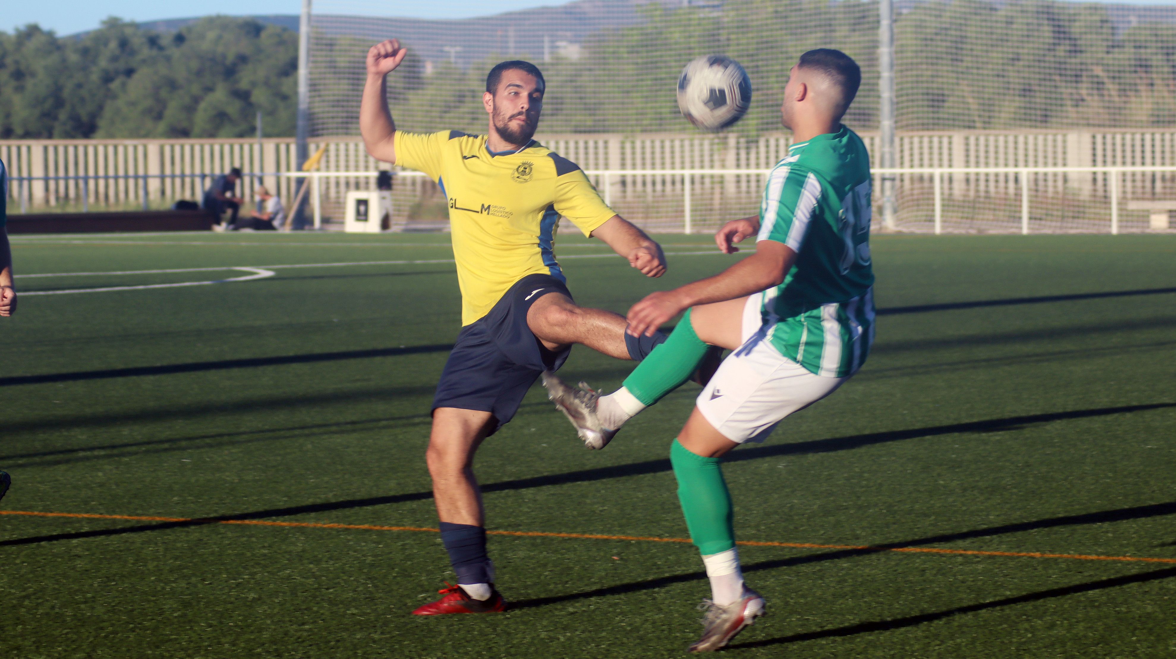 Un momento del encuentro entre el Bahía y el Atlético Sanluqueño B/Foto: Axel S.C.