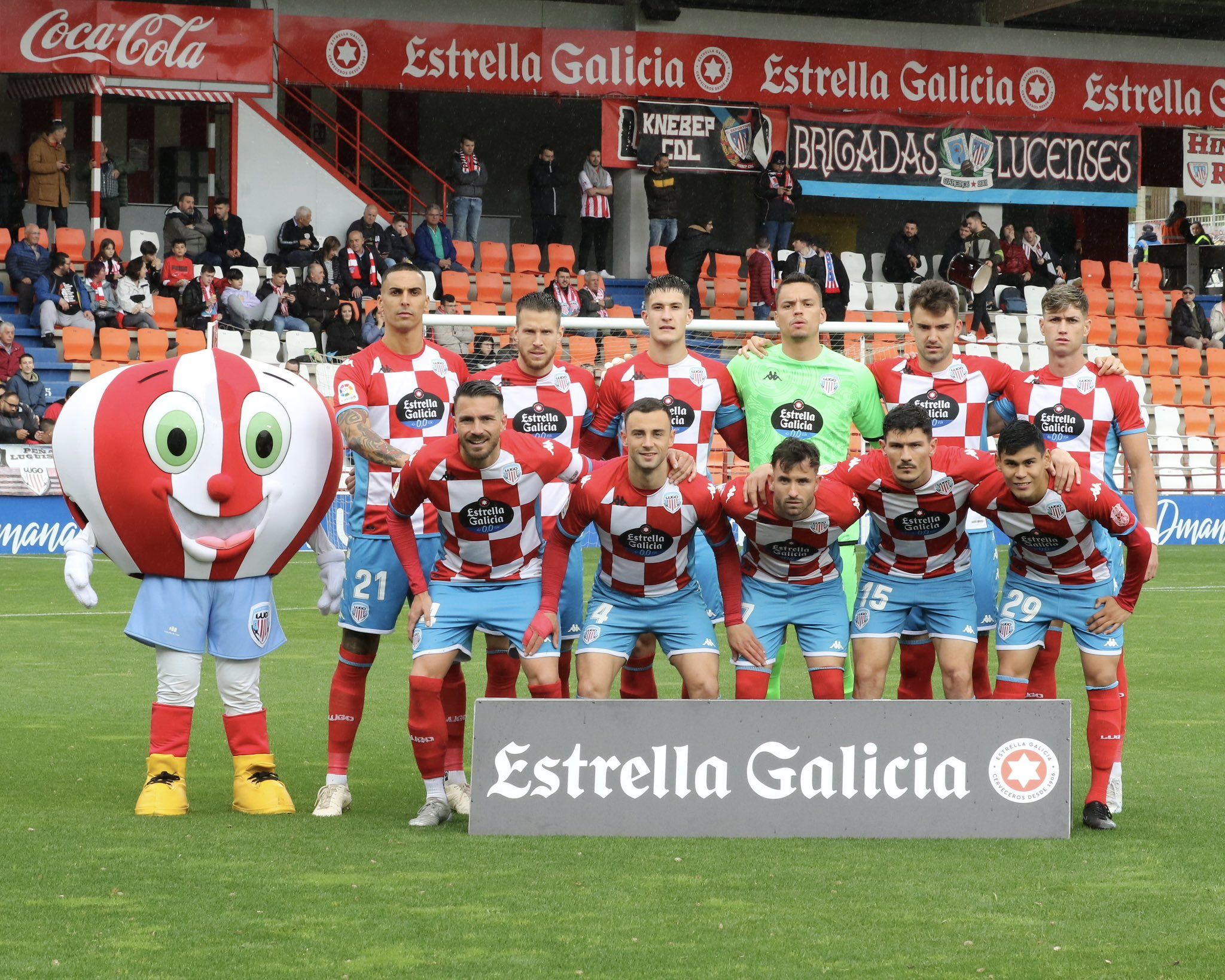 El once del CD Lugo hoy ante el Málaga CF