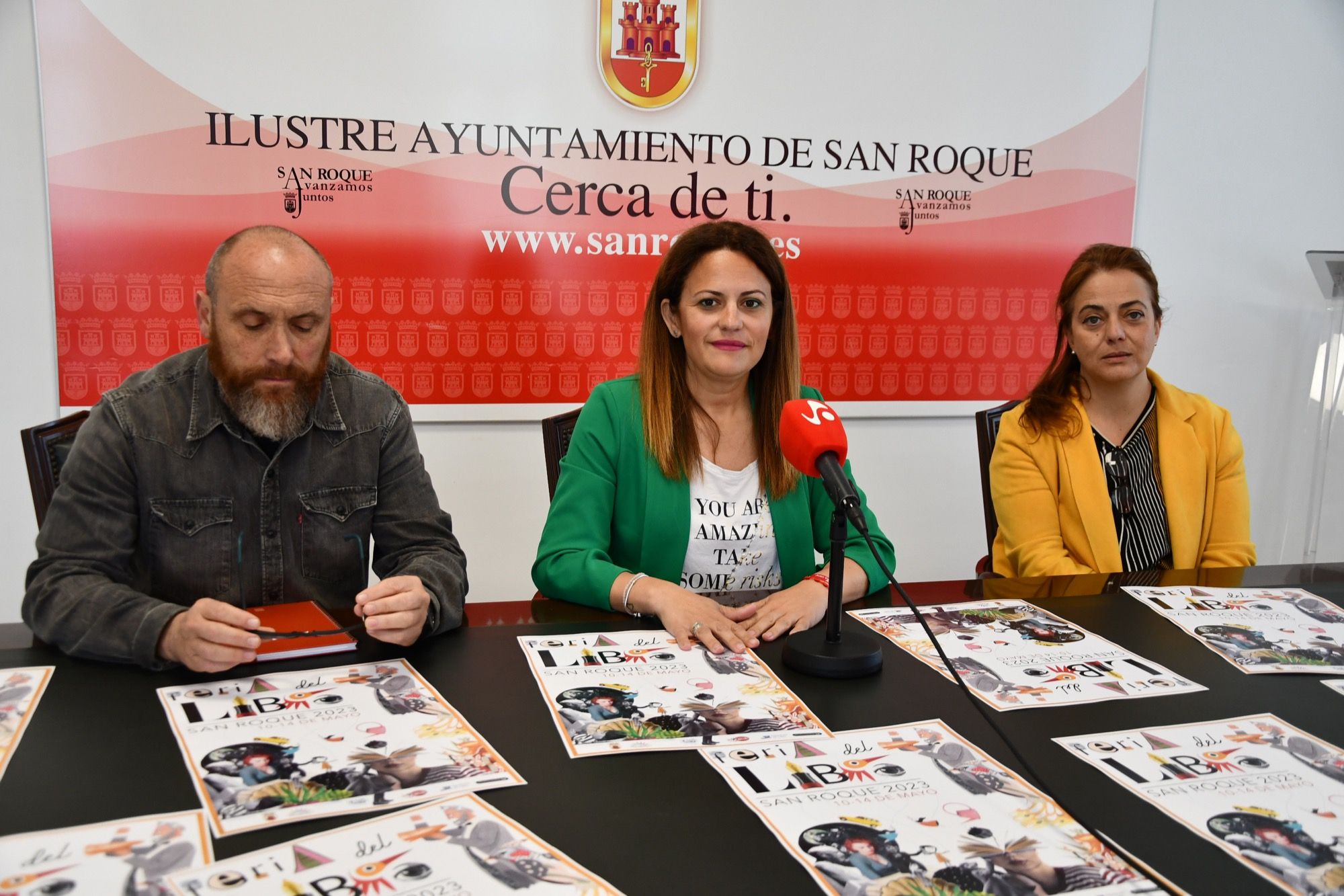 Presentación de la Feria del Libro de San Roque 2023.