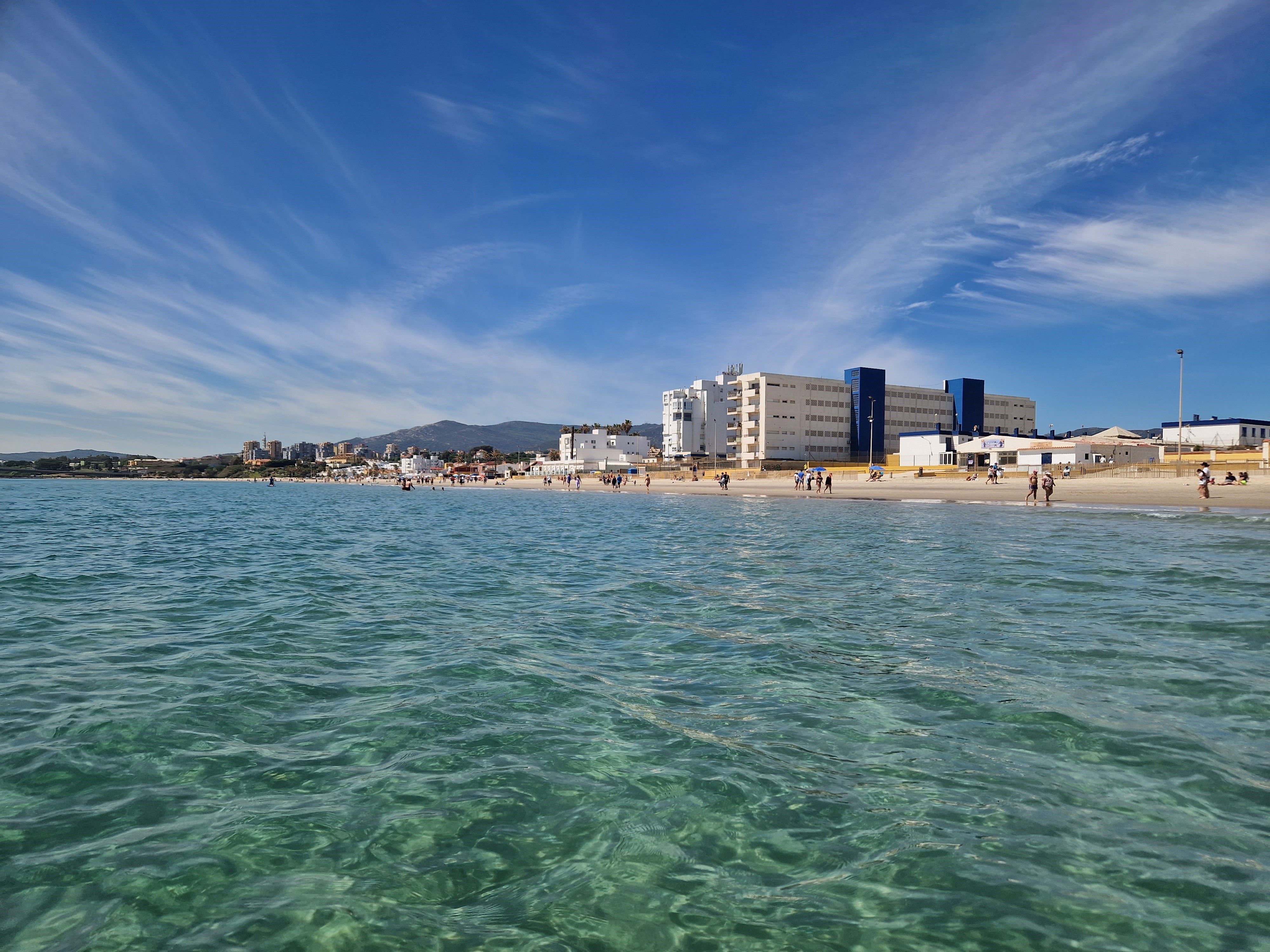 Vista de la playa de El Rinconcillo.