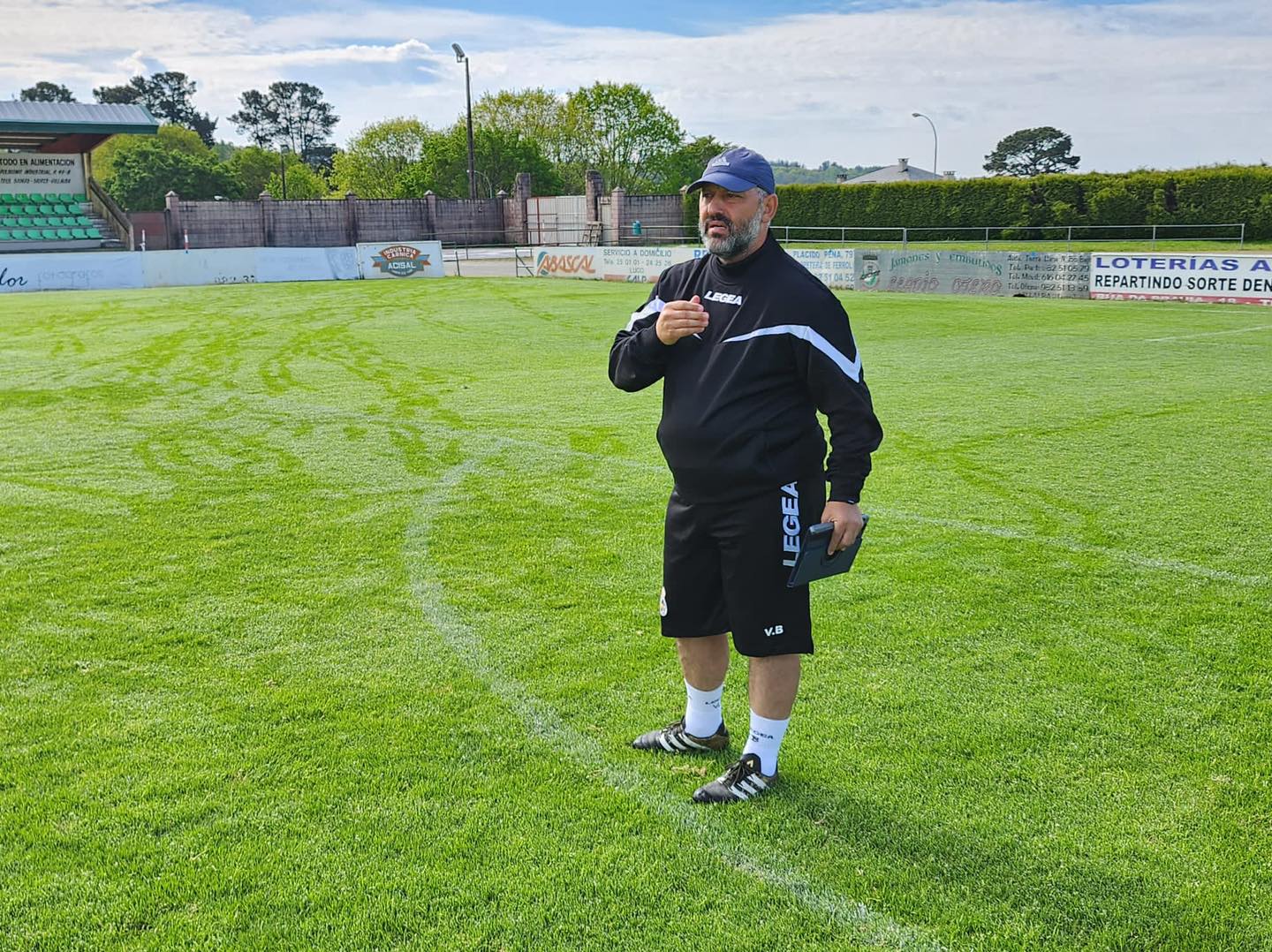 Víctor Basadre dice que la "realidad y posibilidades pasan por ganar al Córdoba CF"/Foto: Real Balompédica Linense