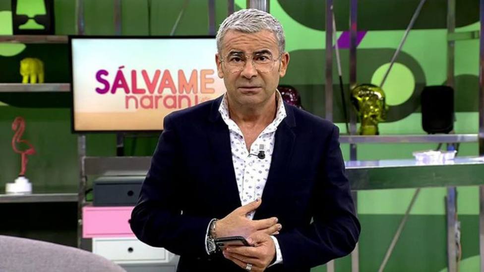 Jorge Javier Vázquez, en el plató de Sálvame. Adiós a Sálvame, que dejará de emitirse a partir del 16 de junio.