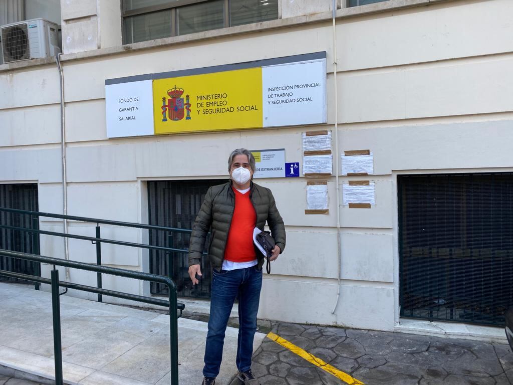 FERNANDO GRIMALDI EN ISPECCIÓN DE TRABAJO