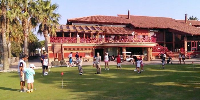 Imagen del Club de Golf Playa Serena, donde lideran los jugadores comarcales