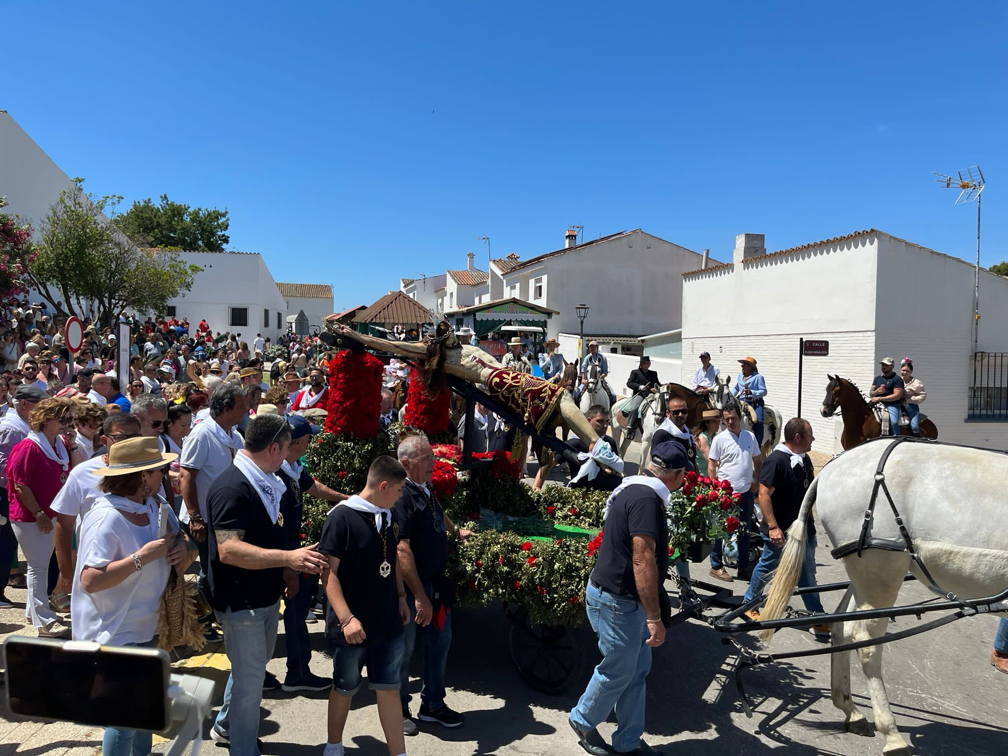 Romería del Santísimo Cristo de la Almoraima de Castellar de la Frontera. Foto: 8Directo.