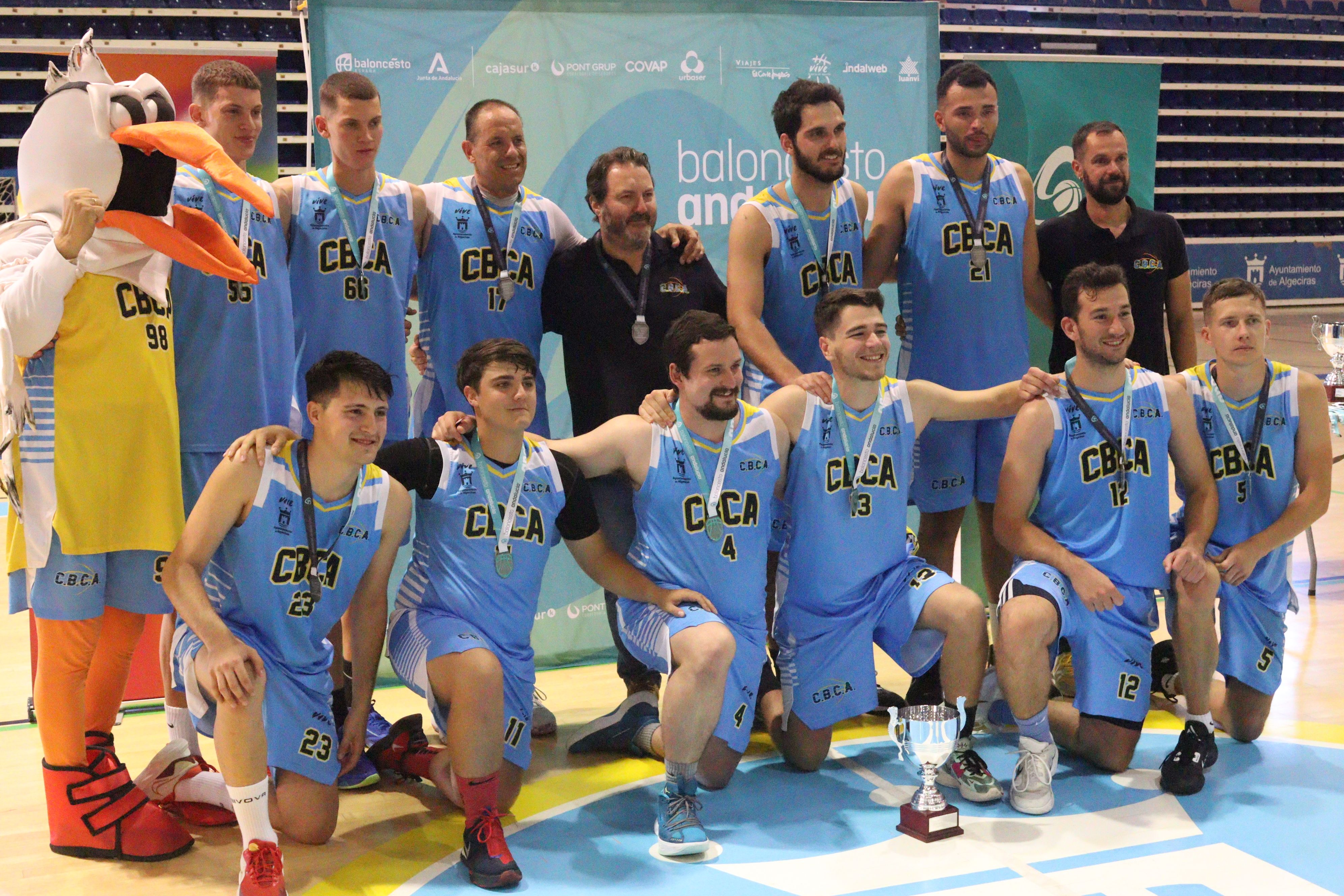 El senior del CB Ciudad de Algeciras ha quedado subcampeón de la 'final four' provincial jugada en casa/Foto Axel S.C.