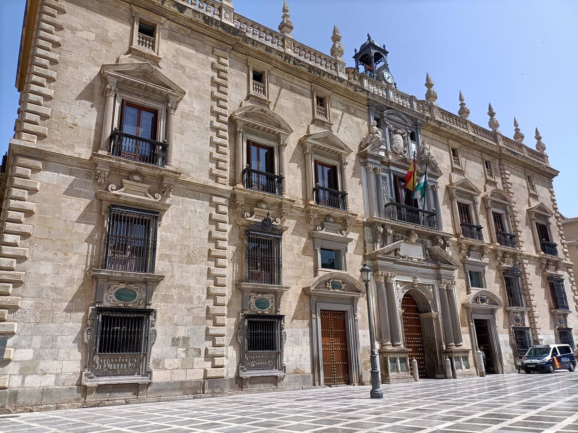 Archivo - Real Chancillería de Granada, sede del TSJA. - EUROPA PRESS - Archivo. Un año y diez meses de prisión para un recluso de Botafuegos por pasar droga a otro en Algeciras