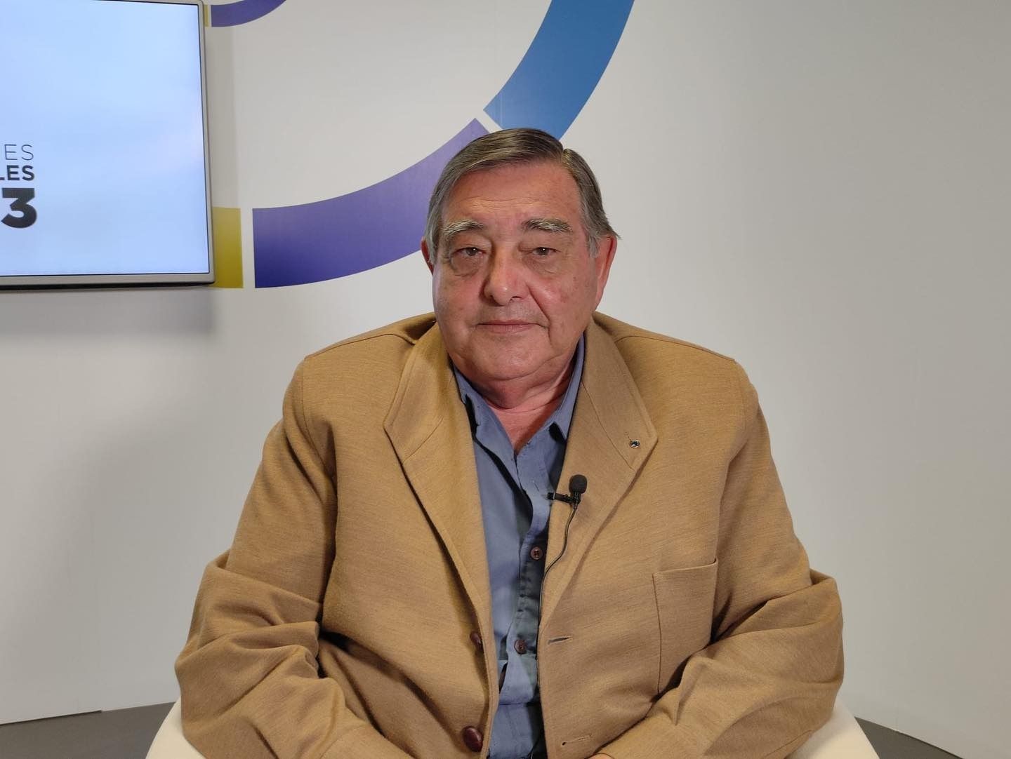 Rafael Fenoy, en el plató de 8Directo.