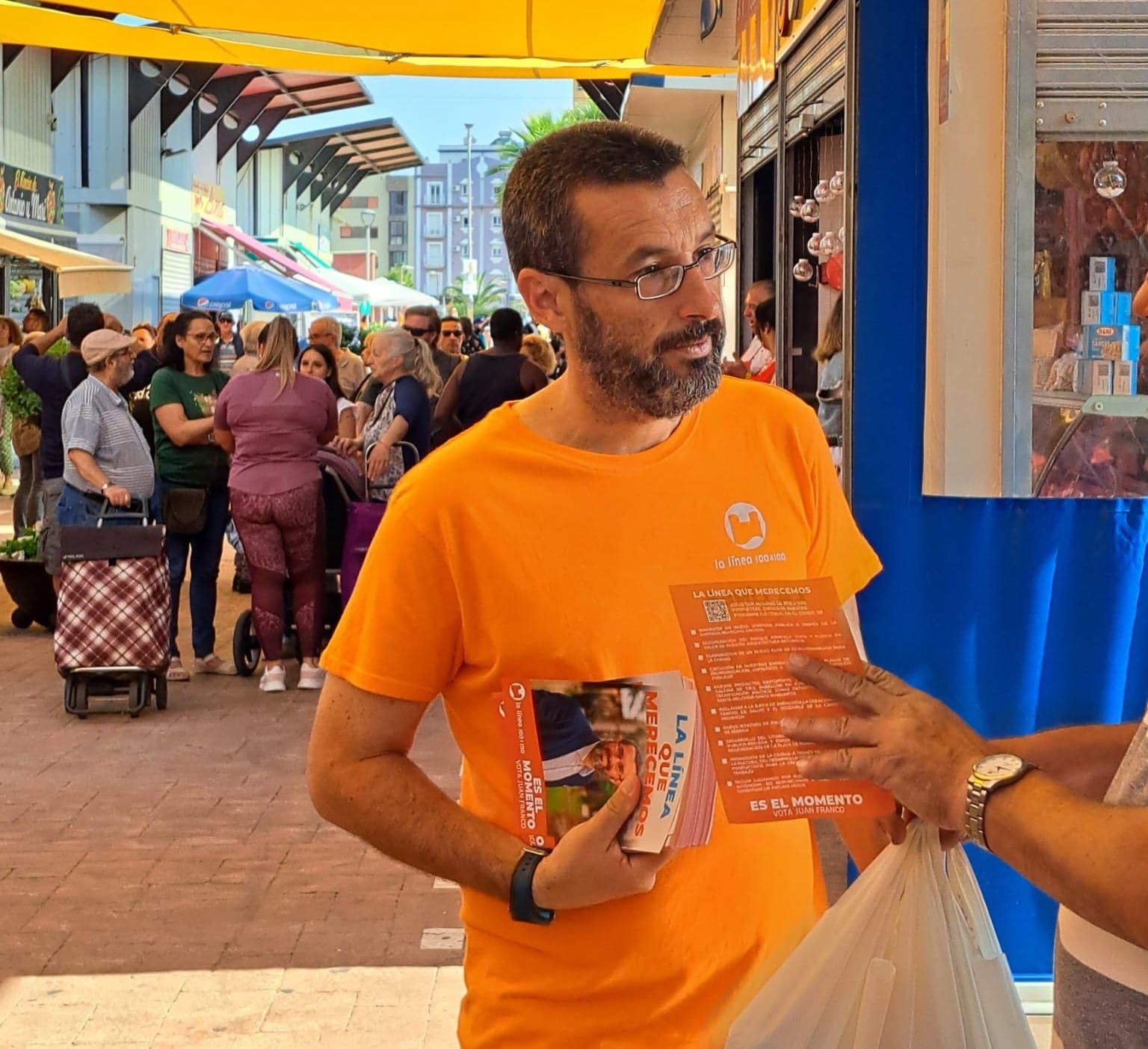 La culminación de la obra del nuevo Mercado, objetivo prioritario del próximo mandato para La Línea 100x100.