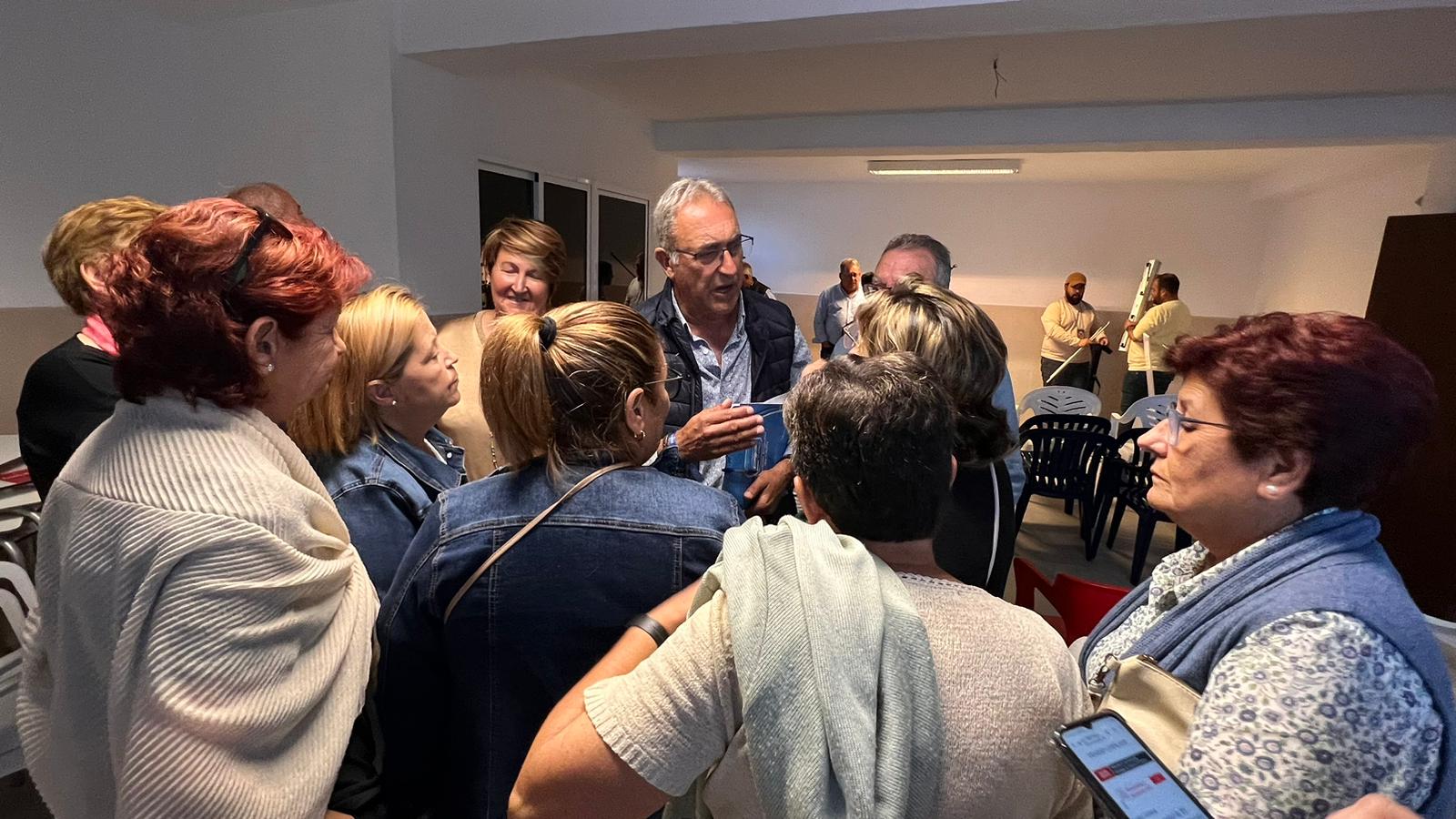 Pepe Santos, durante el acto.