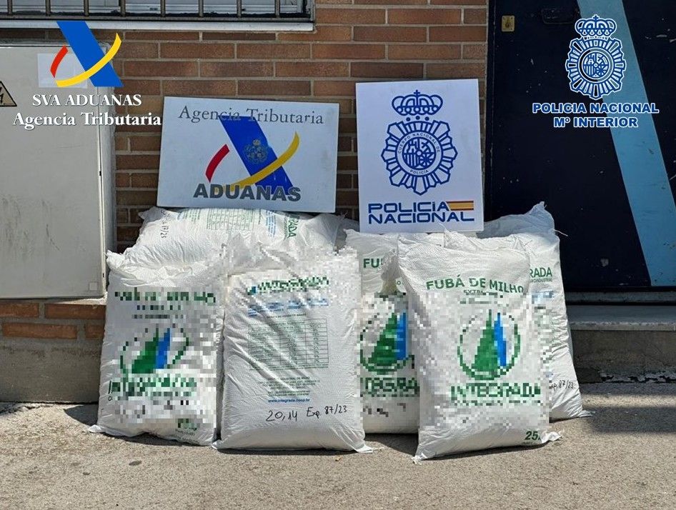 Un contenedor con cocaína intervenido en Algeciras, en imagen de archivo.