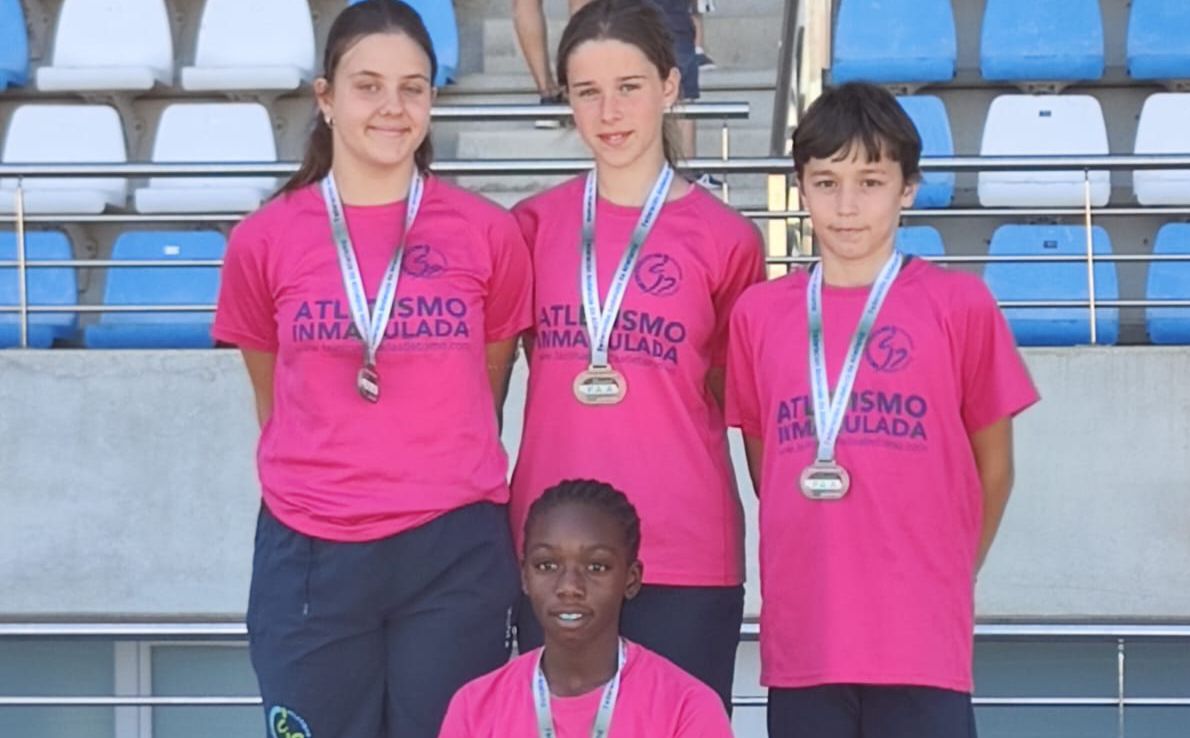 La atleta Marta Barroso, del CA La Inmaculada, campeona de Andalucía sub-14