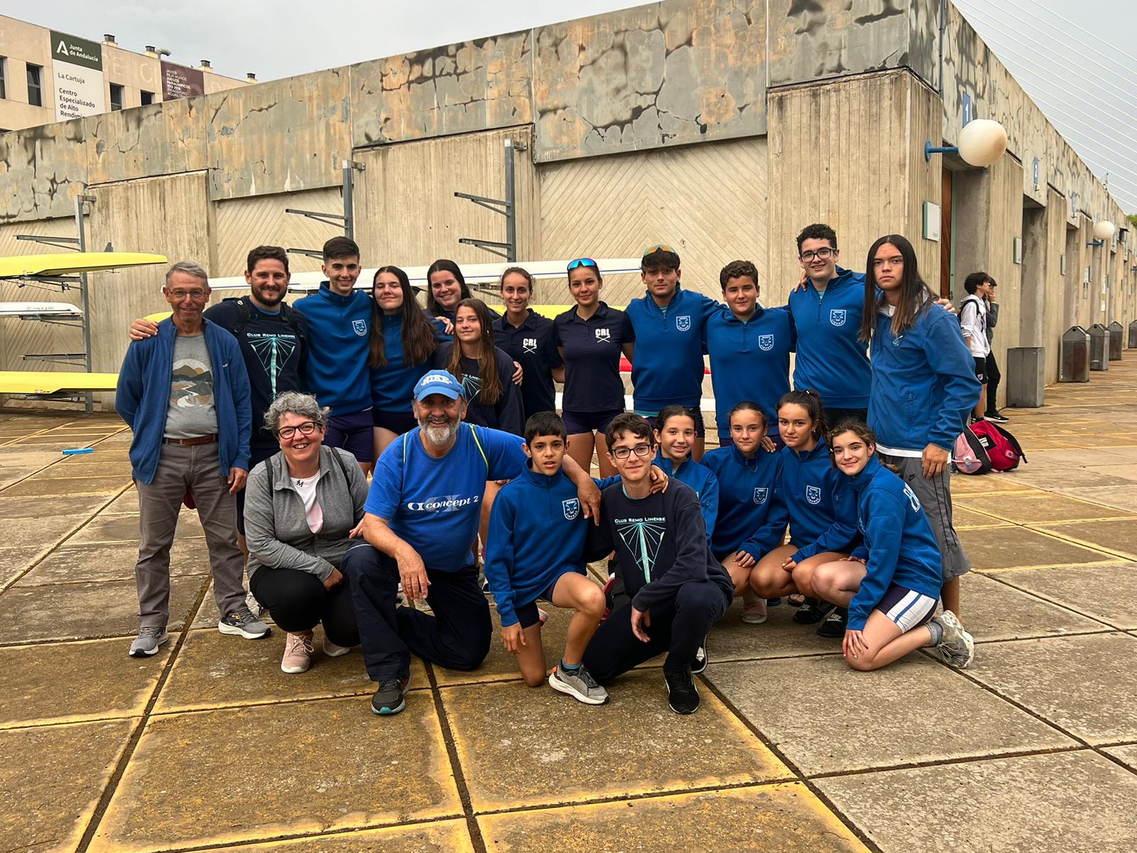 Dos medallas de oro para el Club de Remo Linense en la quinta cita de la Copa de Andalucía